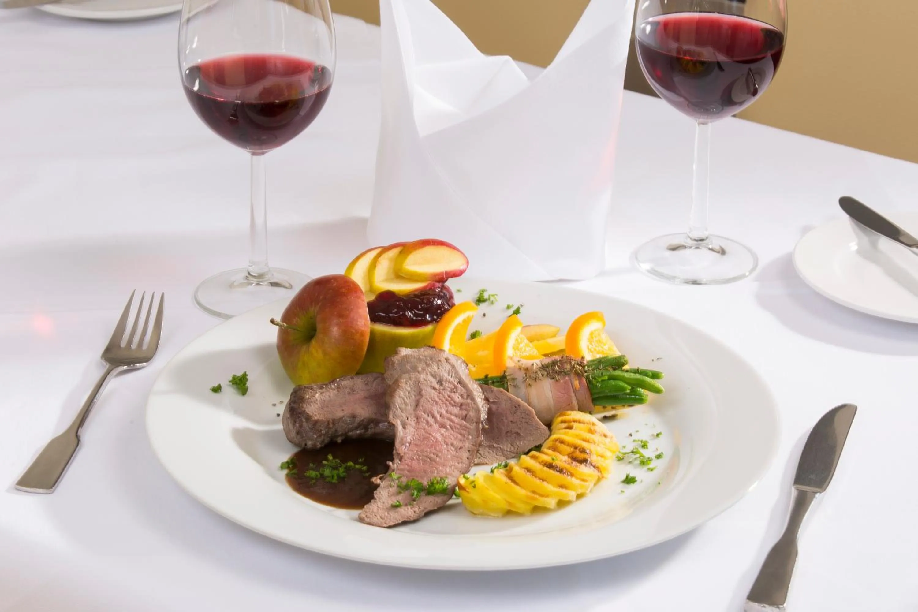 Food close-up in Hanse Hotel