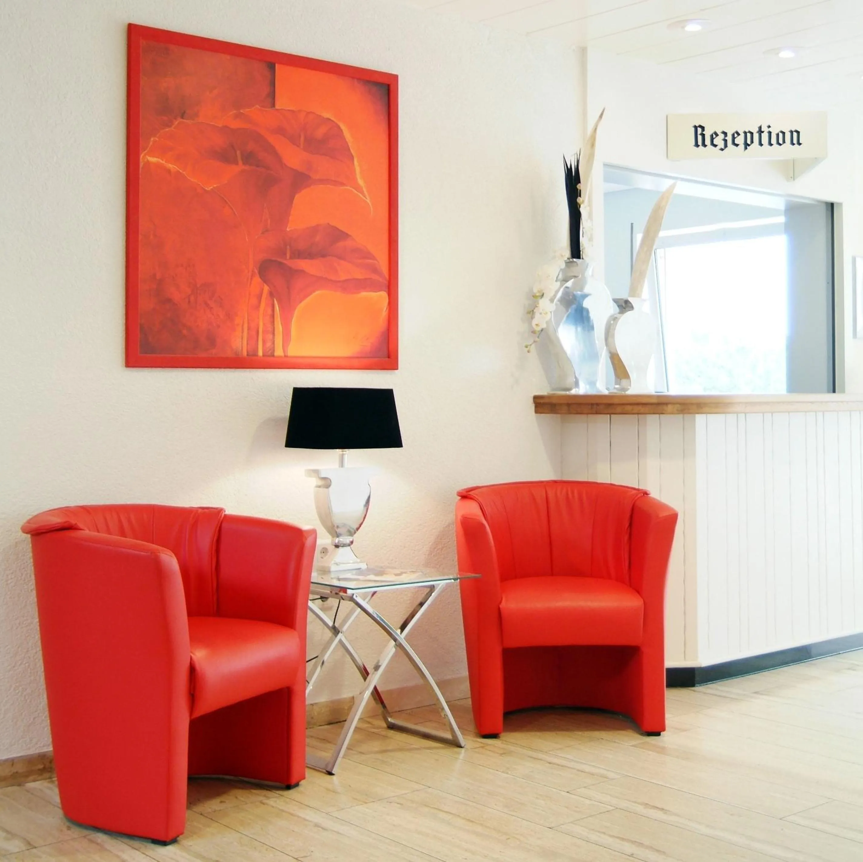 Lobby or reception in Hanse Hotel