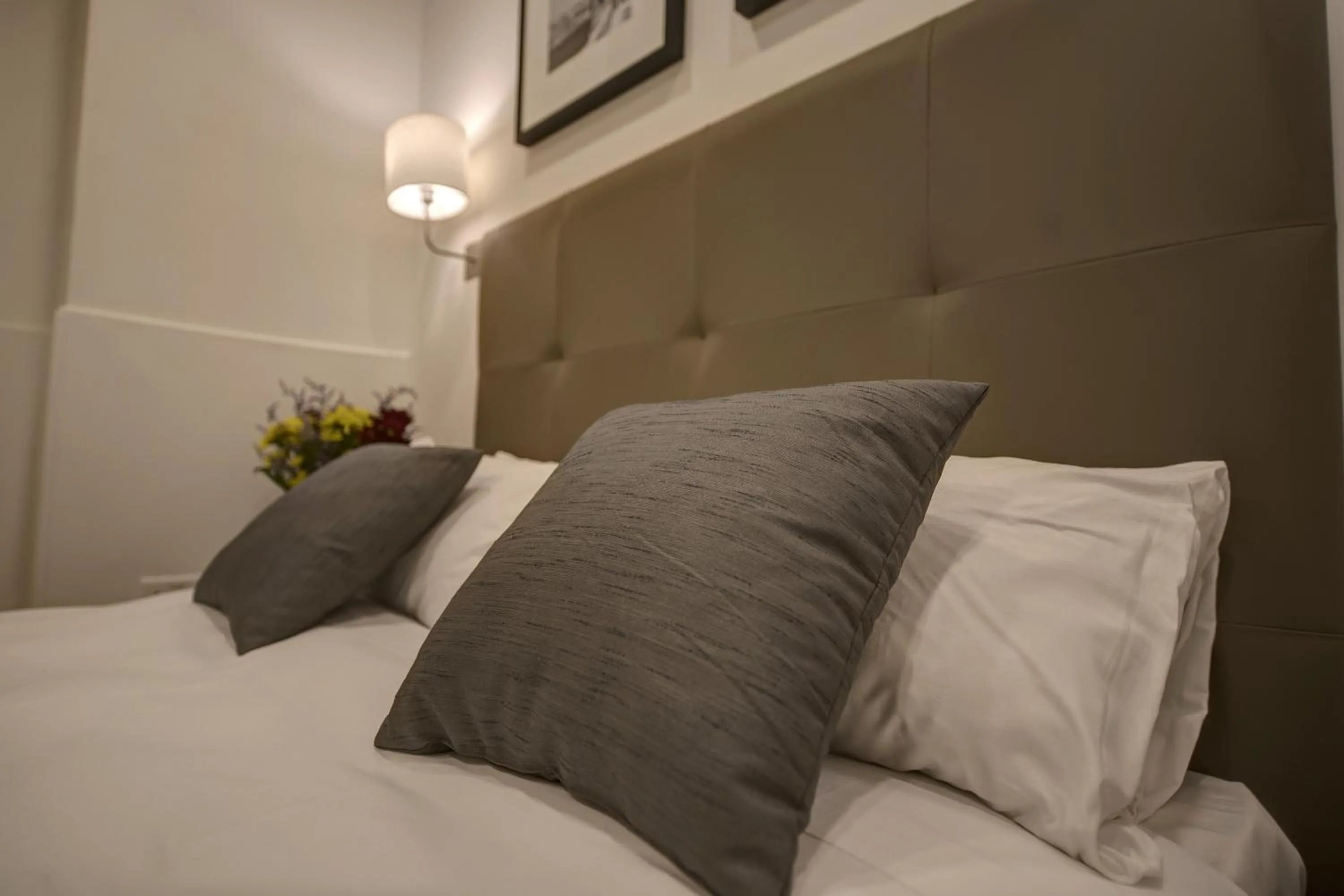 Decorative detail, Bed in Europa Hotel