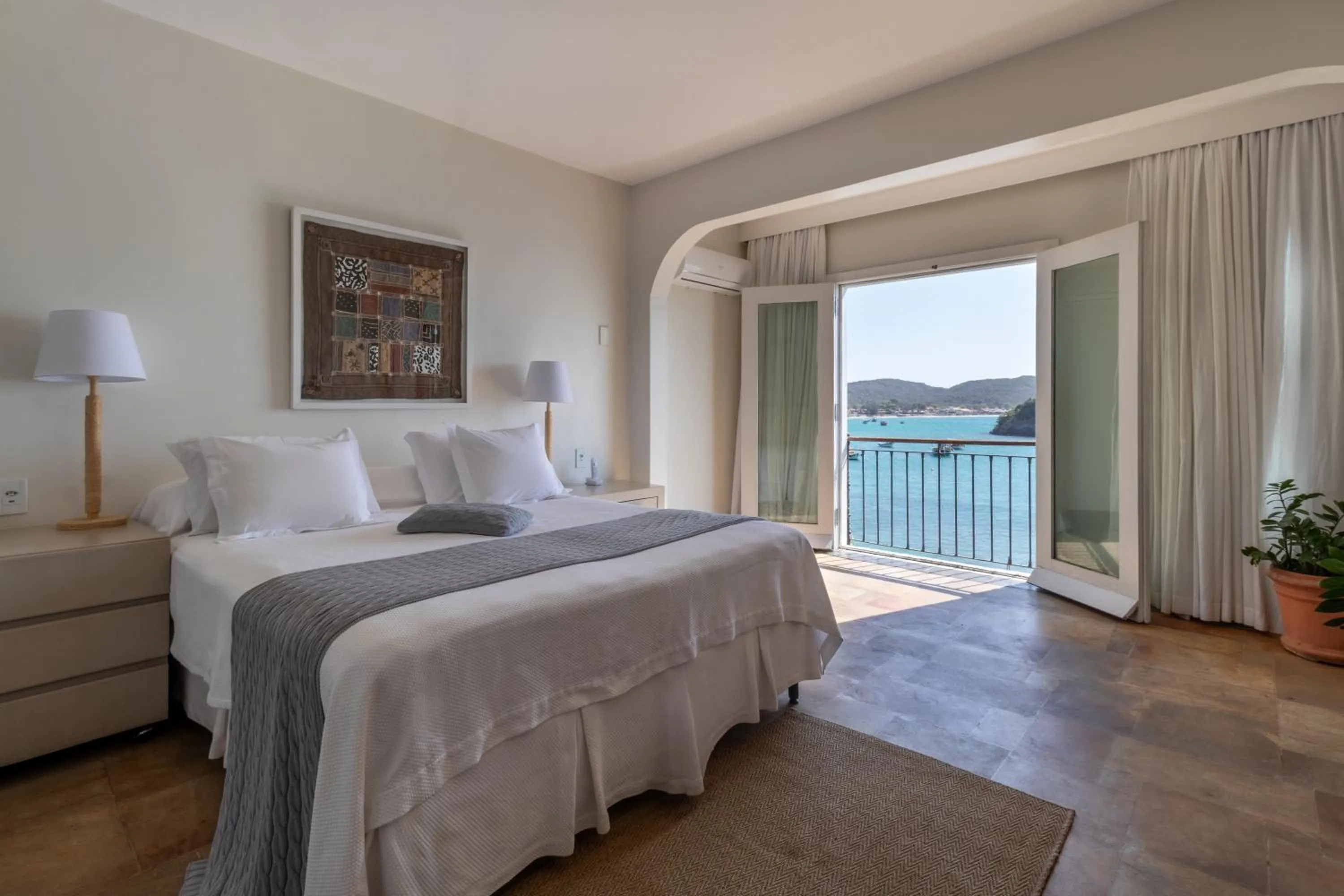 Bed in Casas Brancas Boutique Hotel & Spa