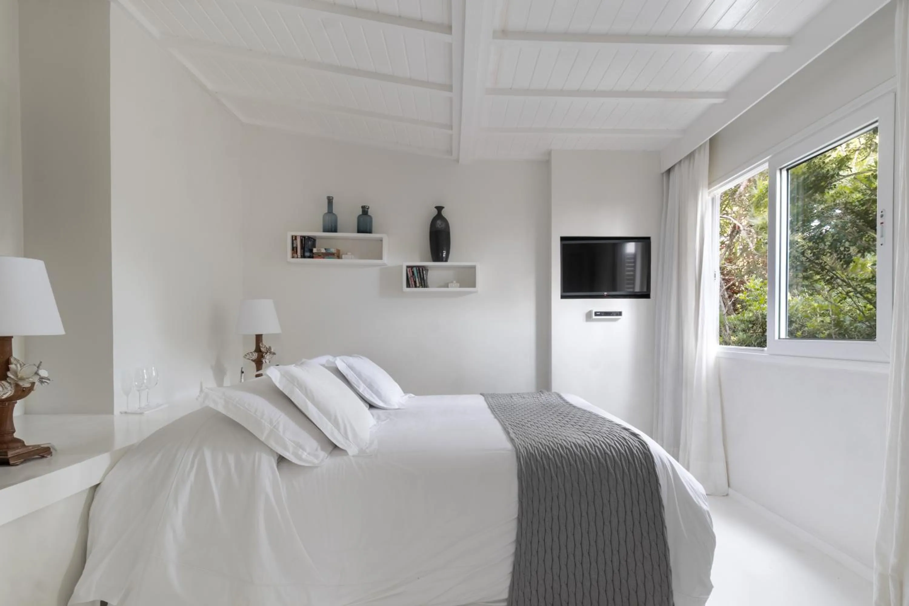 Bed in Casas Brancas Boutique Hotel & Spa