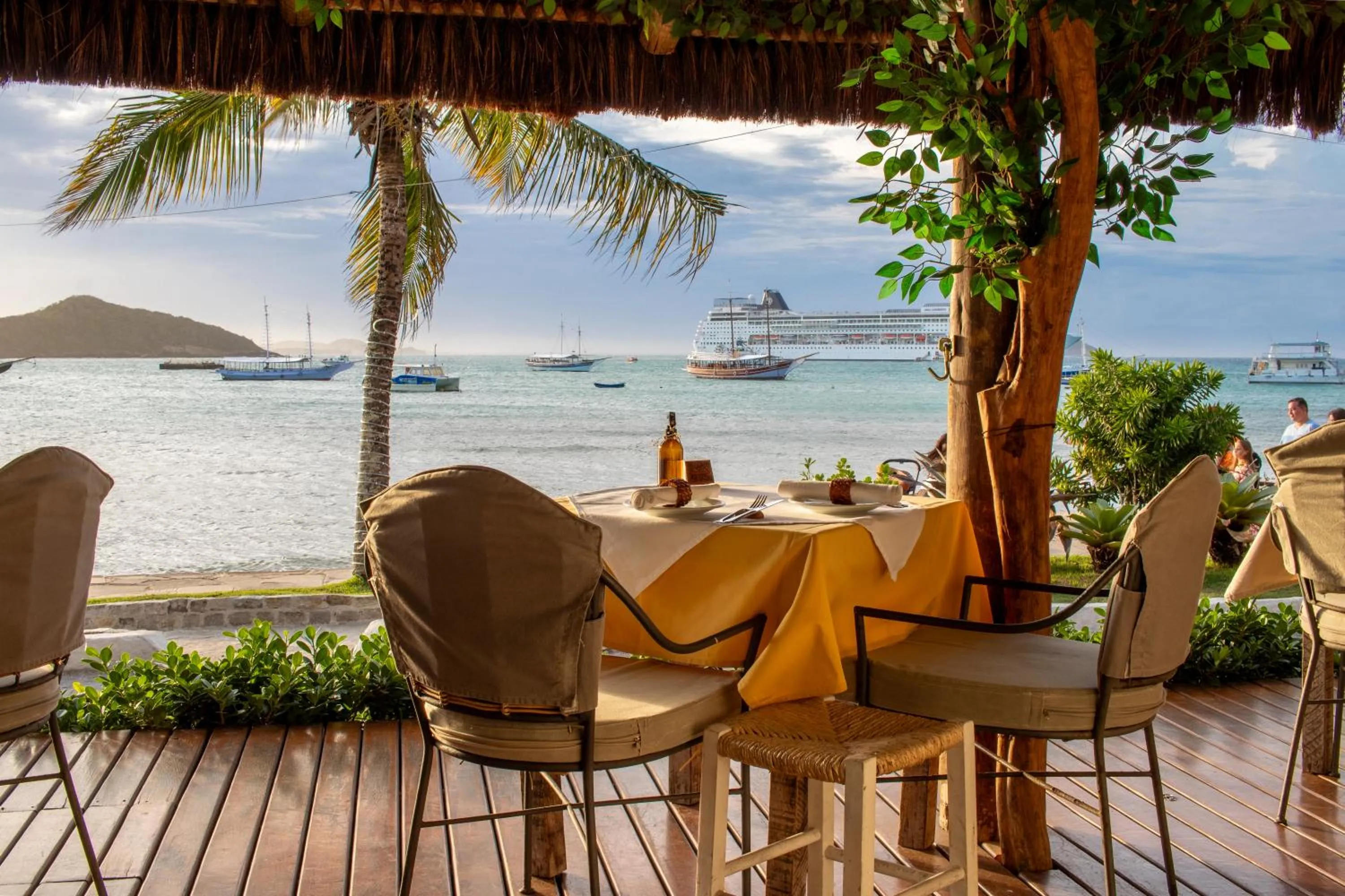 Restaurant/places to eat in Casas Brancas Boutique Hotel & Spa