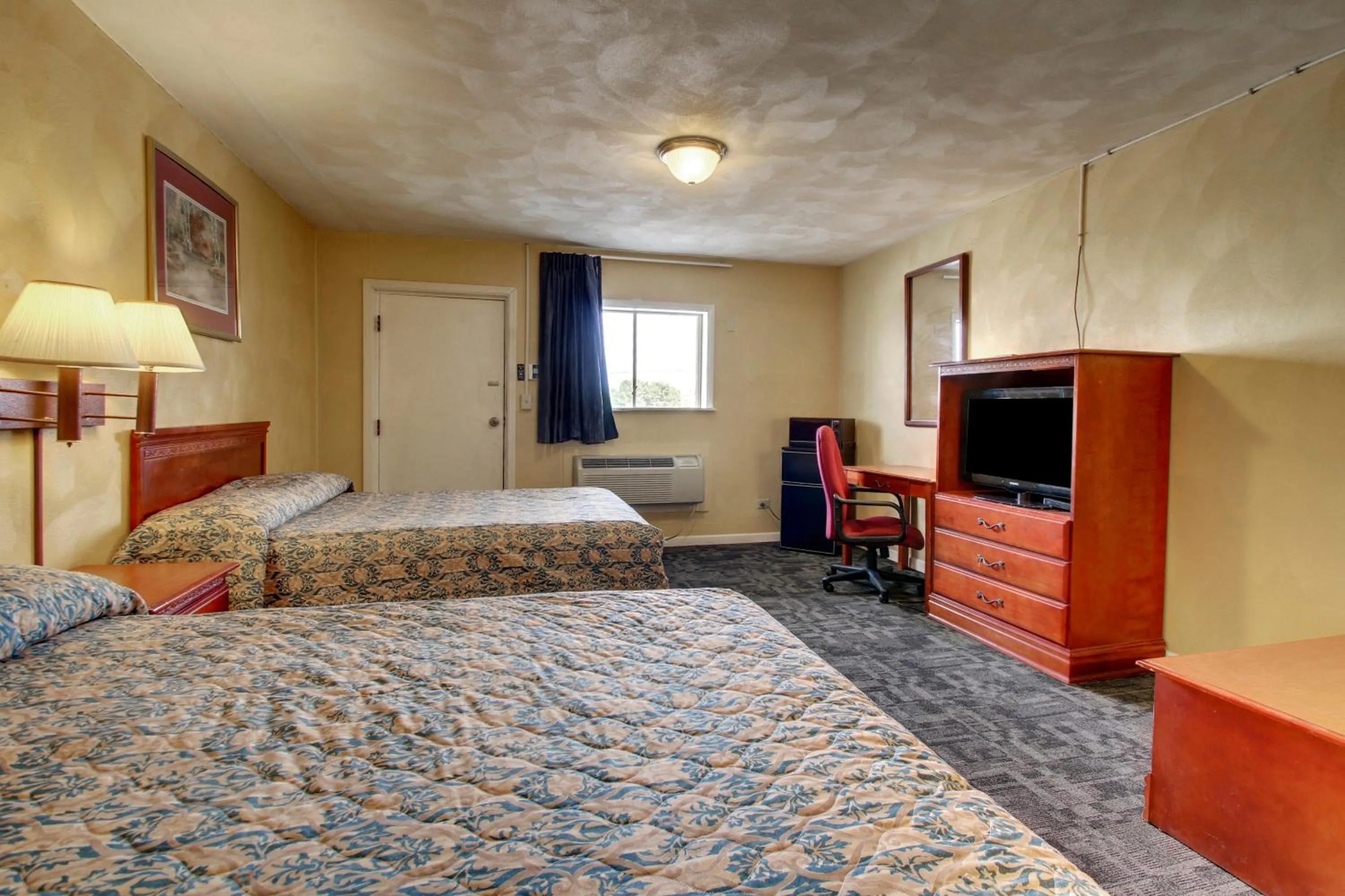 Bedroom, Bed in Star Motel