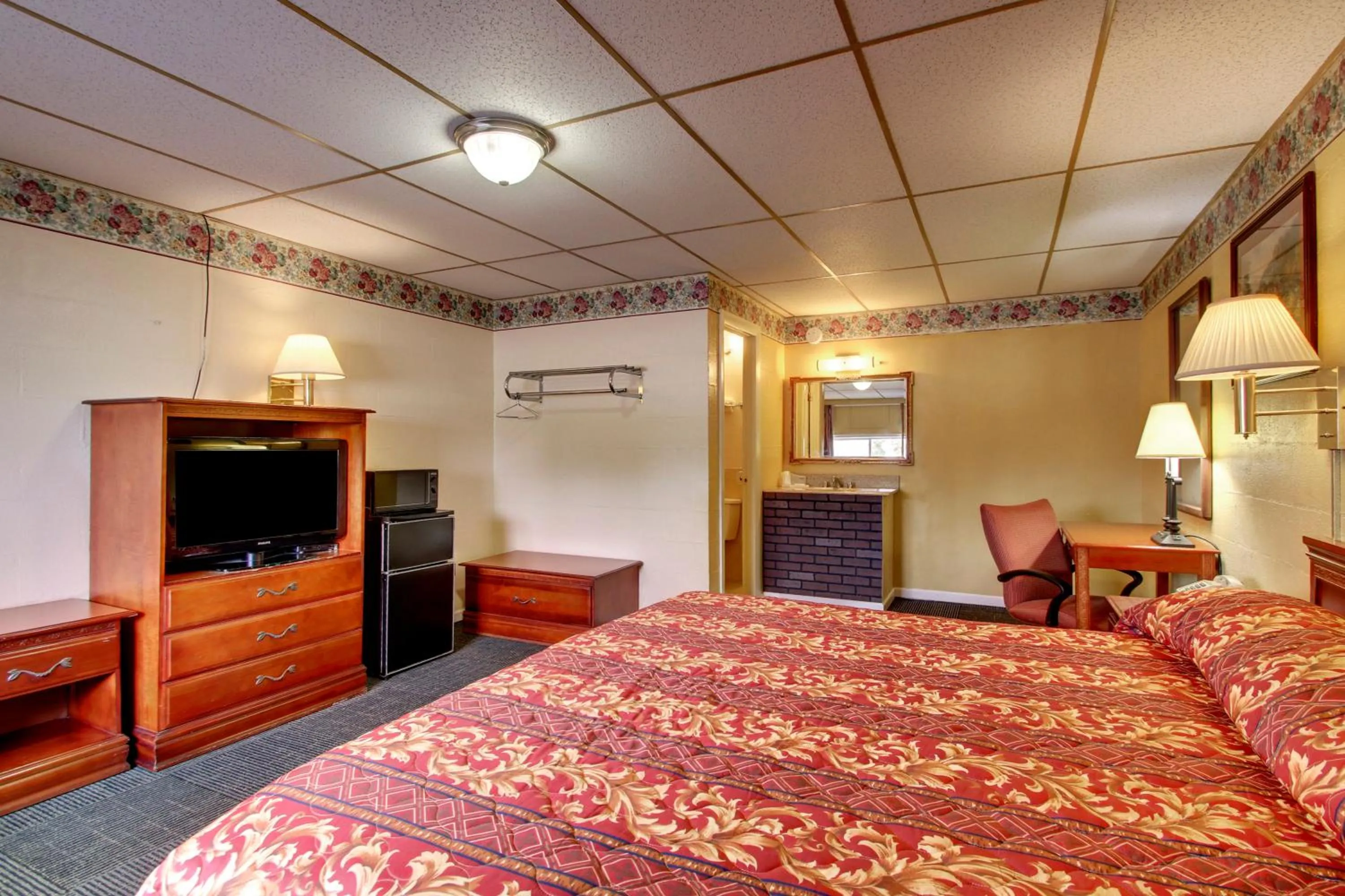 Bedroom, Bed in Star Motel