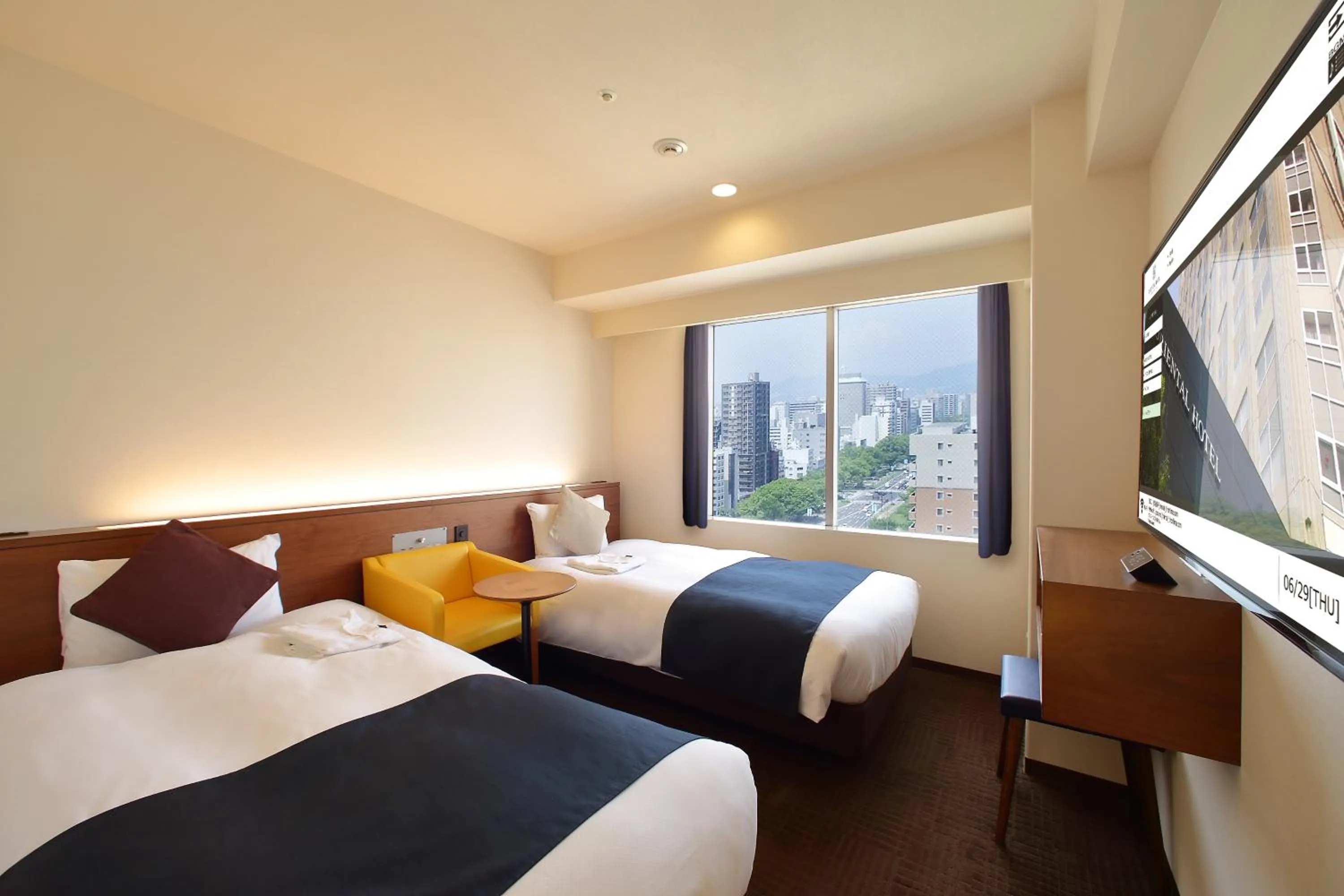 Bedroom, Bed in Oriental Hotel Hiroshima