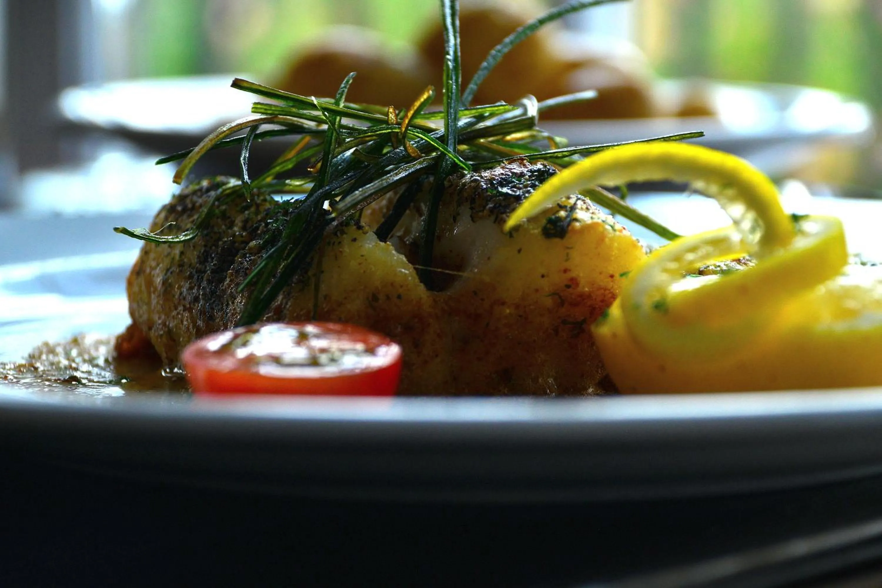 Food close-up in Crown hotel