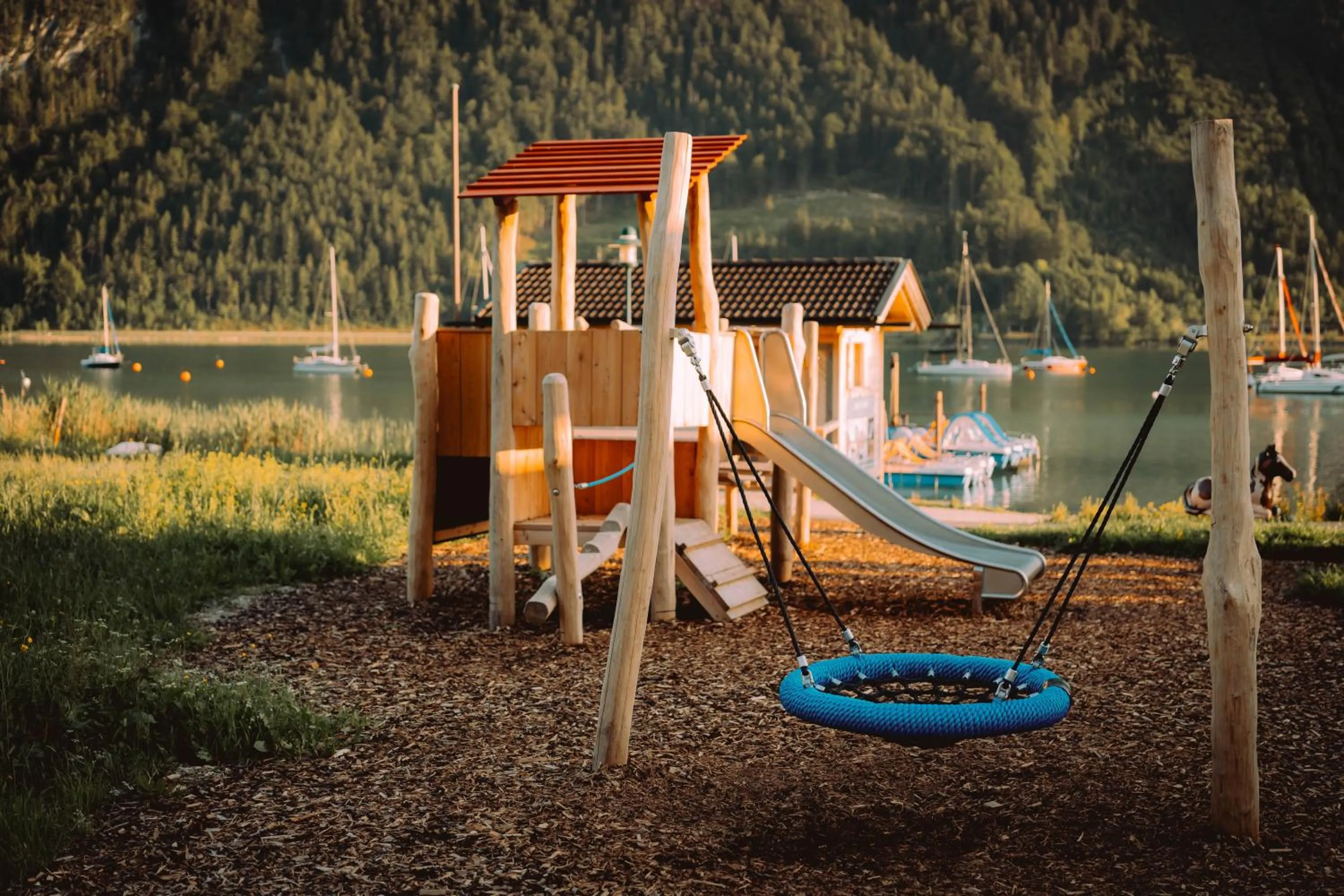 Children play ground in Familienresort Buchau