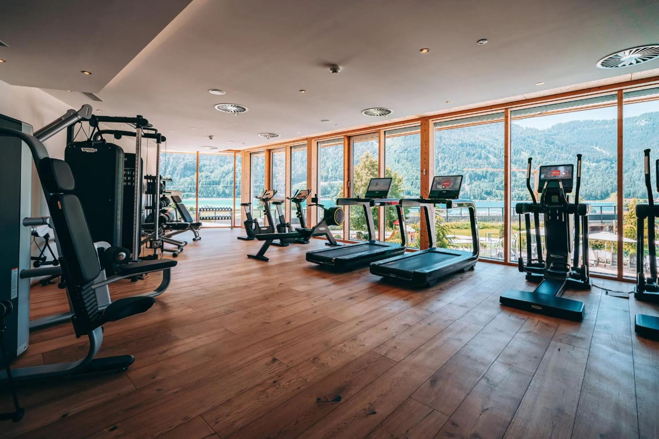 Fitness centre/facilities in Familienresort Buchau