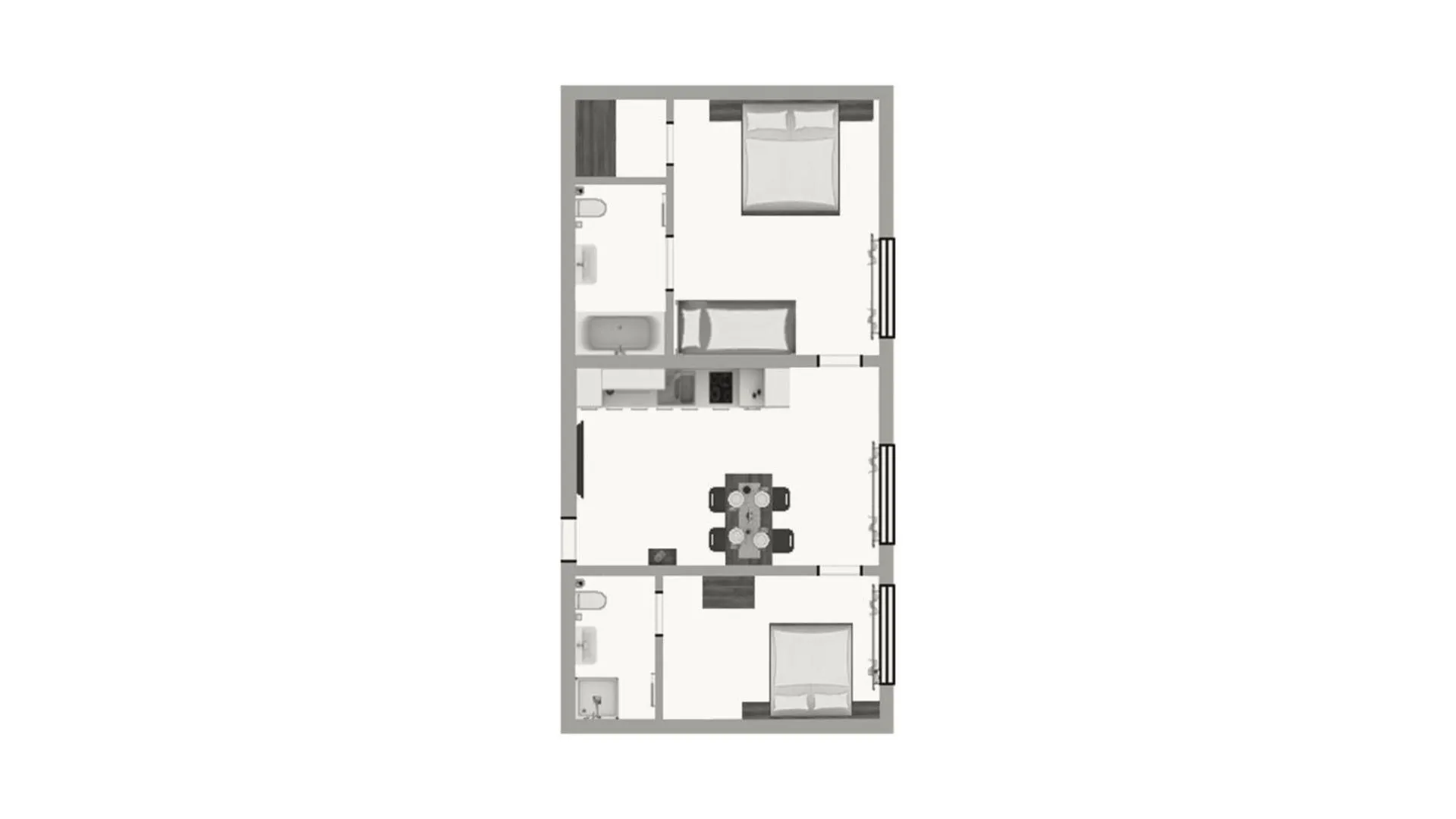 Floor plan in Die Filzmooserin - Apartments in Filzmoos, Filzmoos Card inklusive