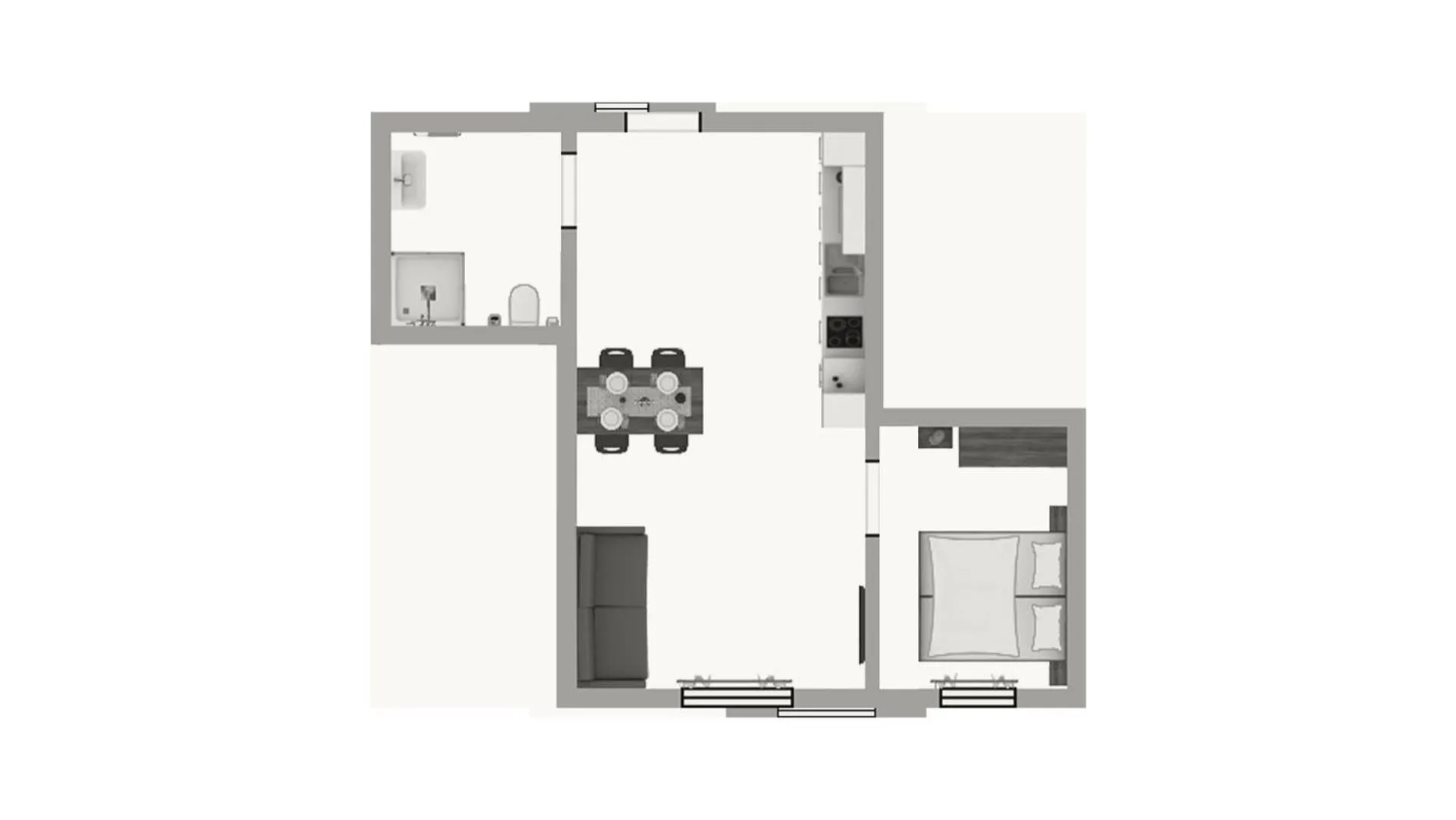 Floor plan in Die Filzmooserin - Apartments in Filzmoos, Filzmoos Card inklusive