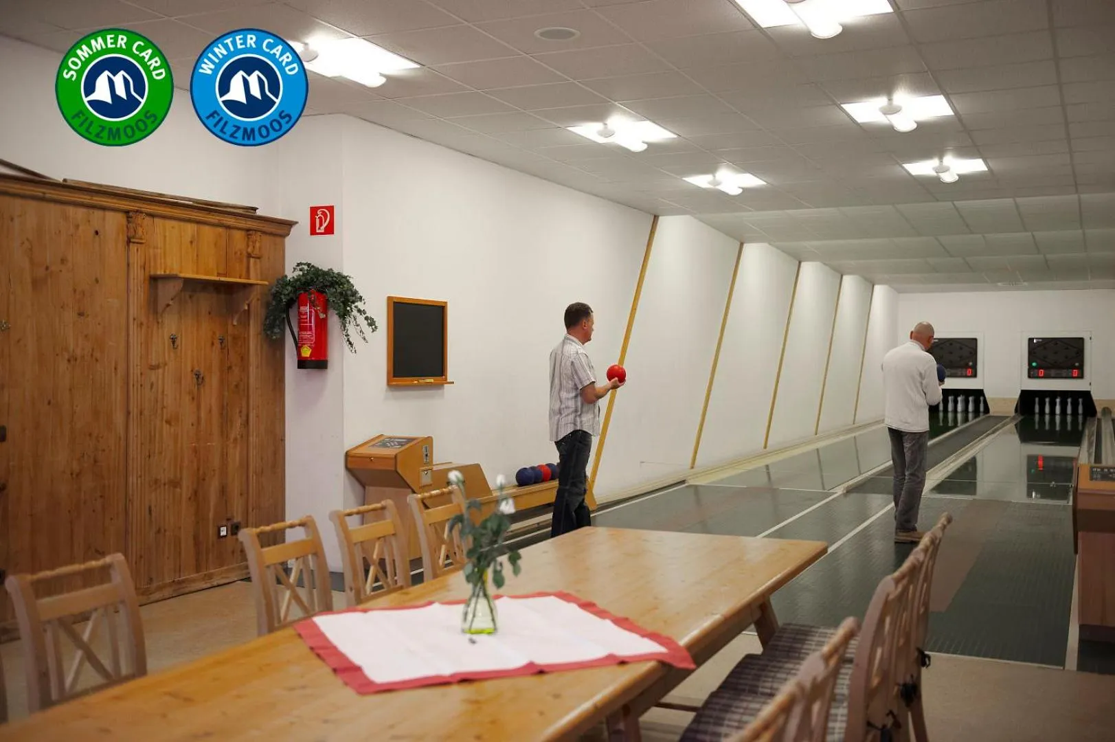 Bowling in Die Filzmooserin - Apartments in Filzmoos, Filzmoos Card inklusive