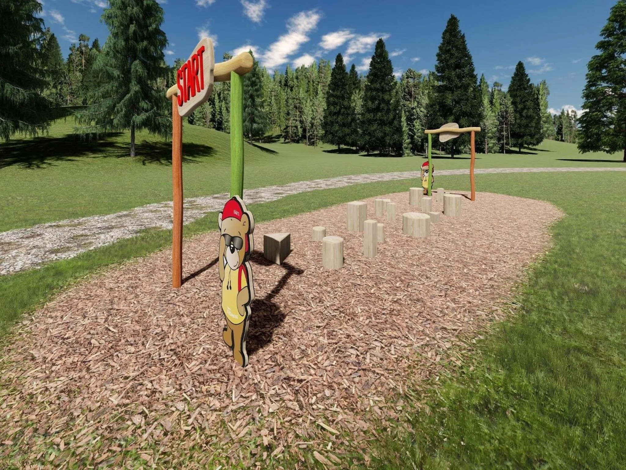 Children play ground in Die Filzmooserin - Apartments in Filzmoos, Filzmoos Card inklusive