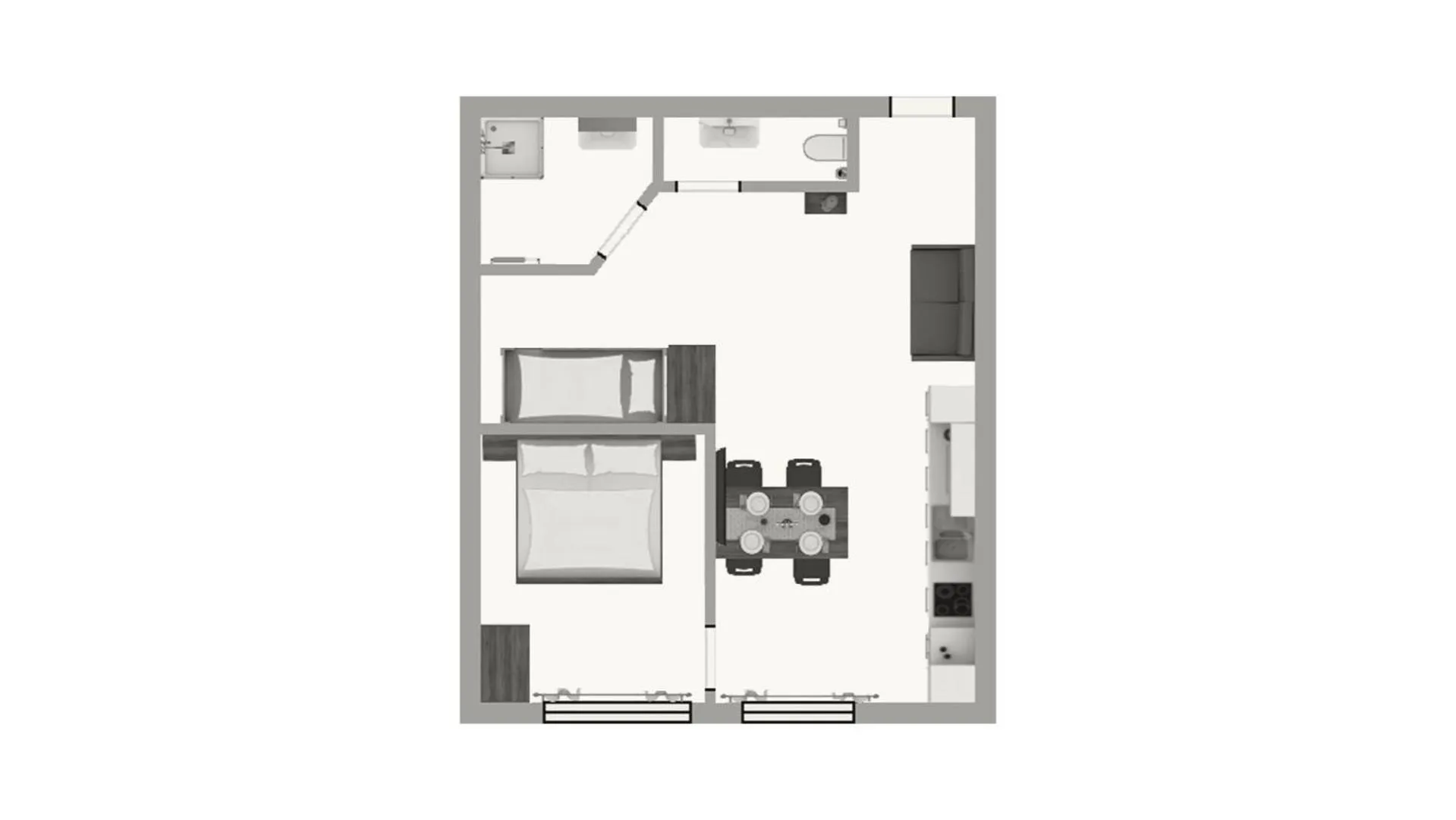 Floor plan in Die Filzmooserin - Apartments in Filzmoos, Filzmoos Card inklusive