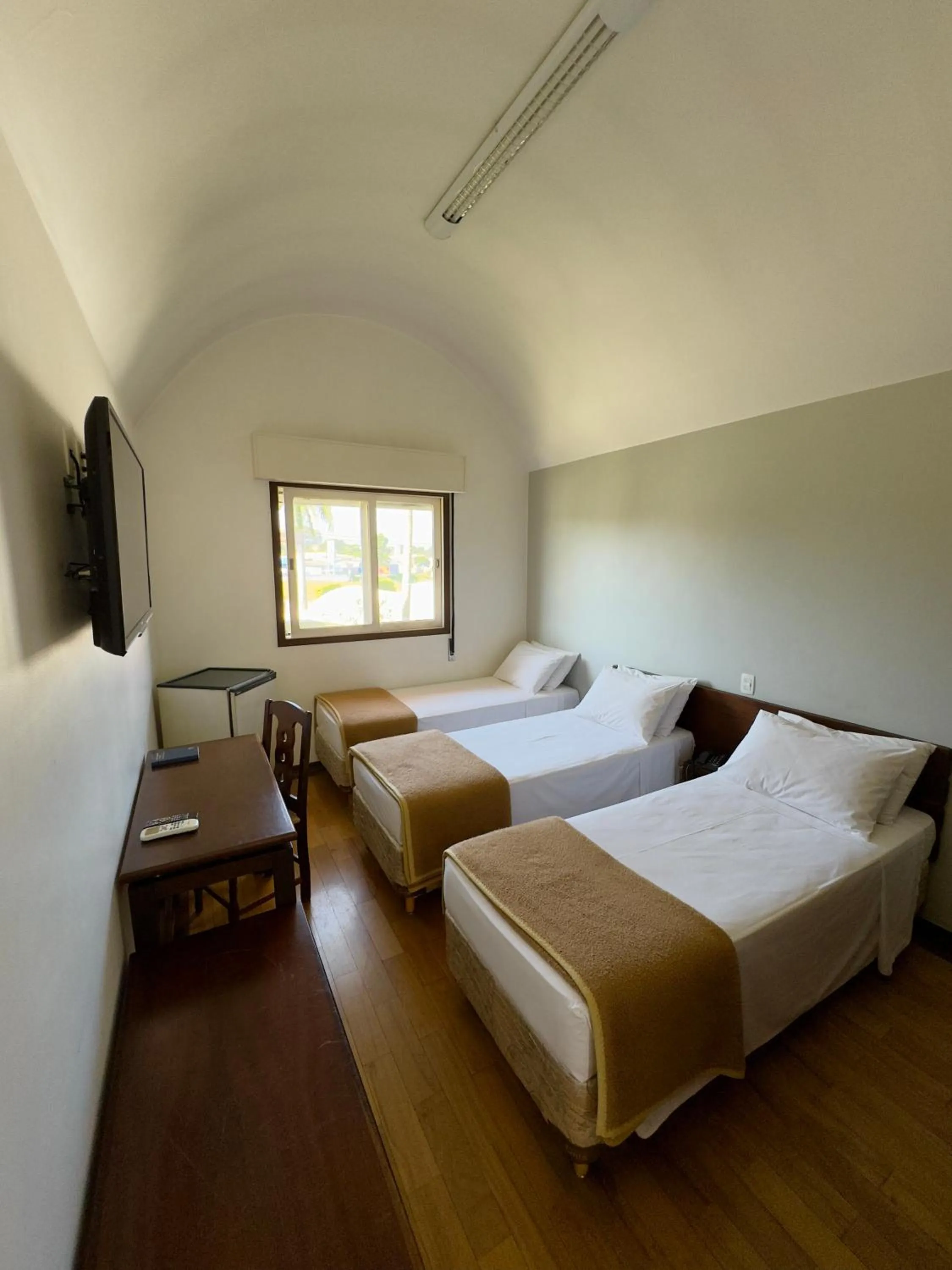 Bed in Arcadas Hotel