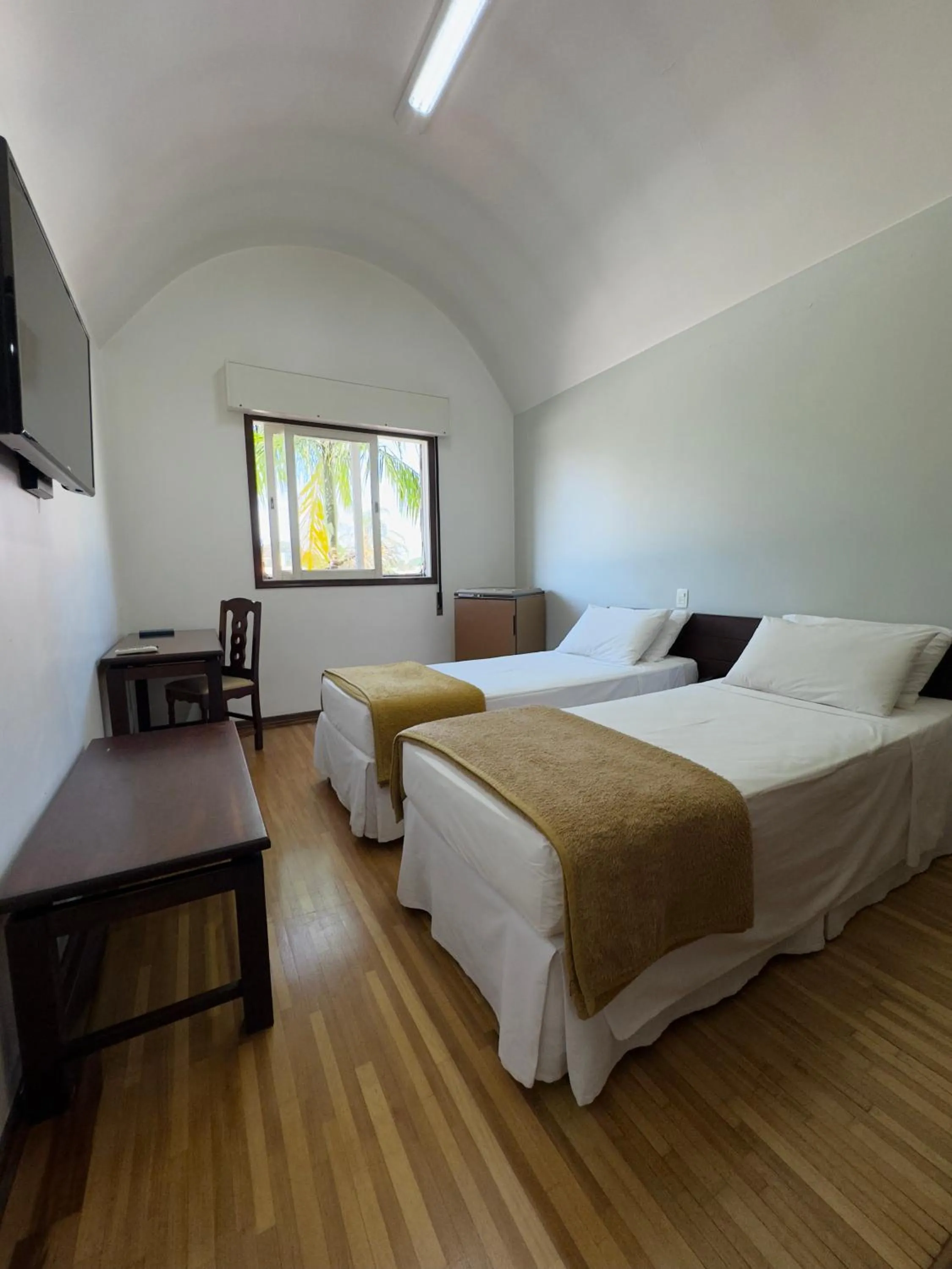 Bed in Arcadas Hotel