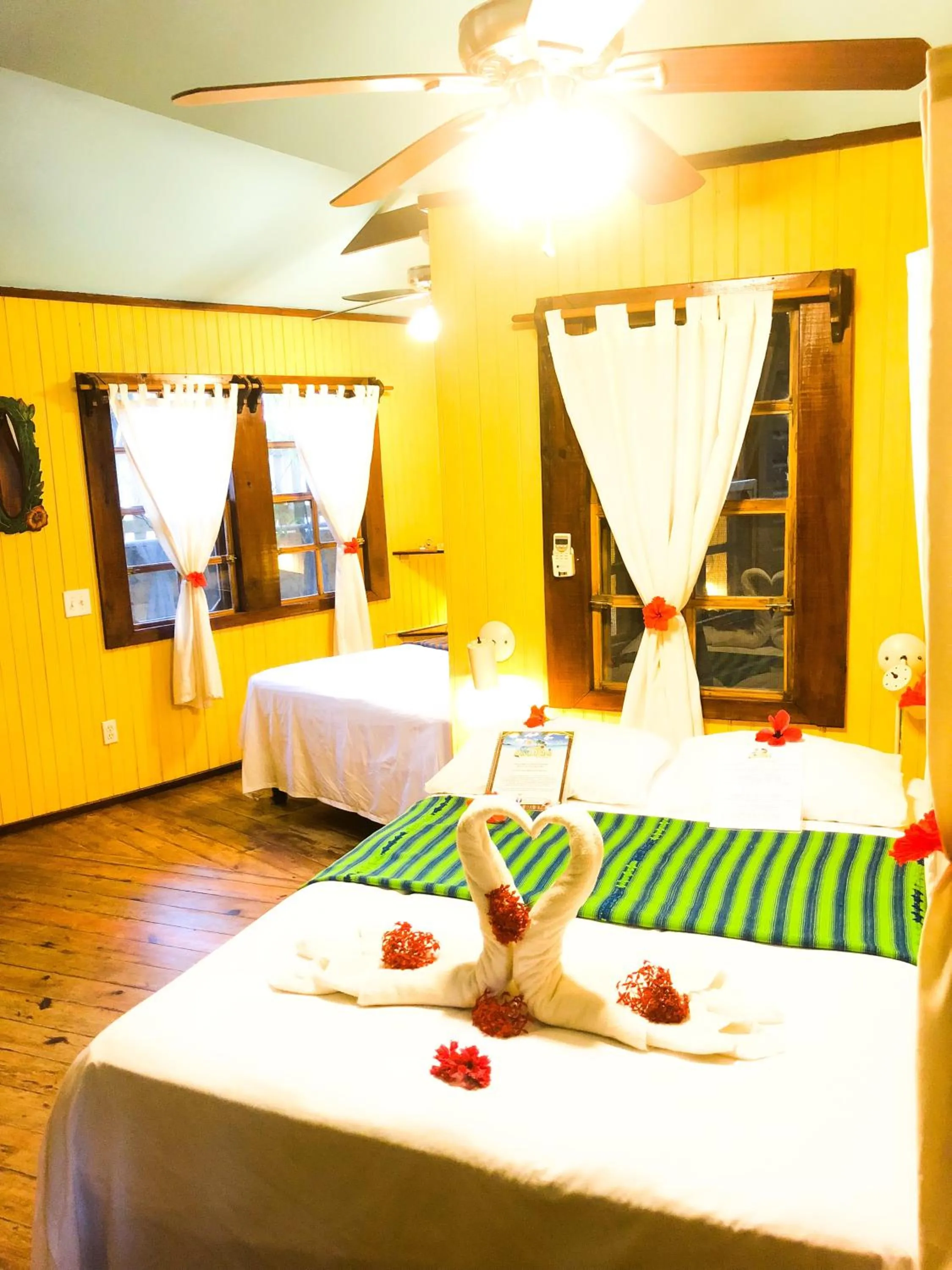 Bed in Bananarama Dive & Beach Resort