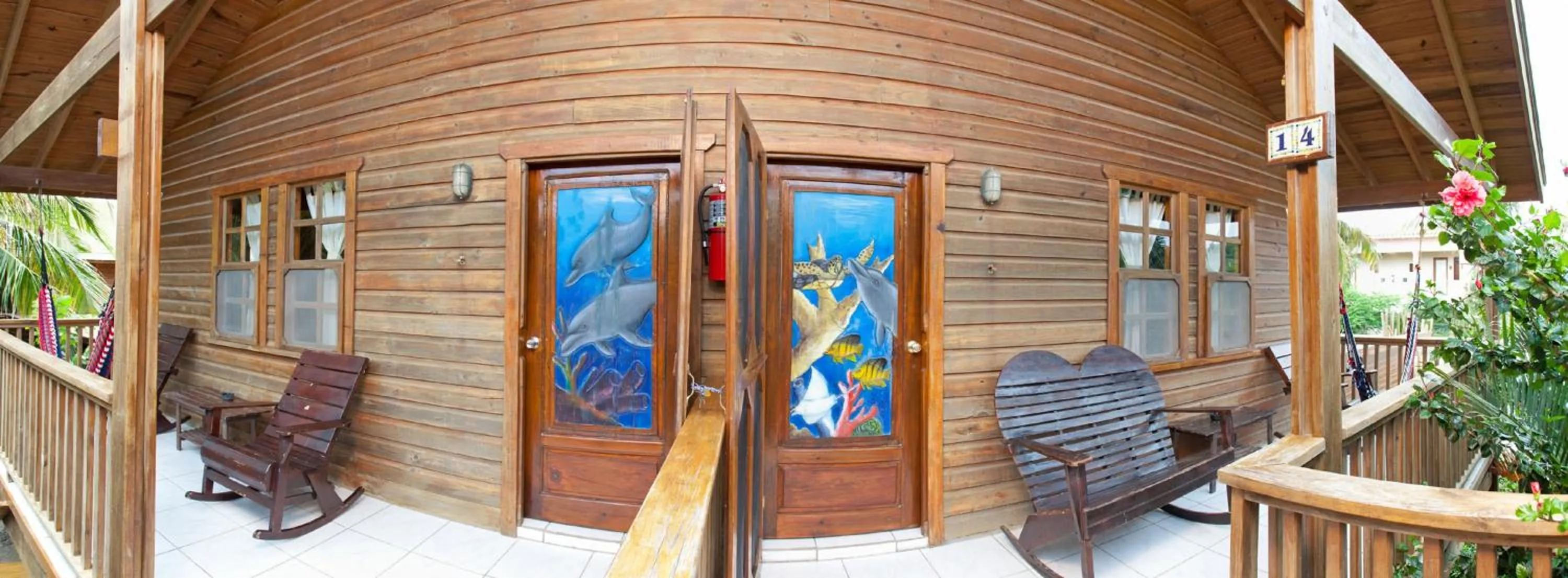 Facade/entrance in Bananarama Dive & Beach Resort