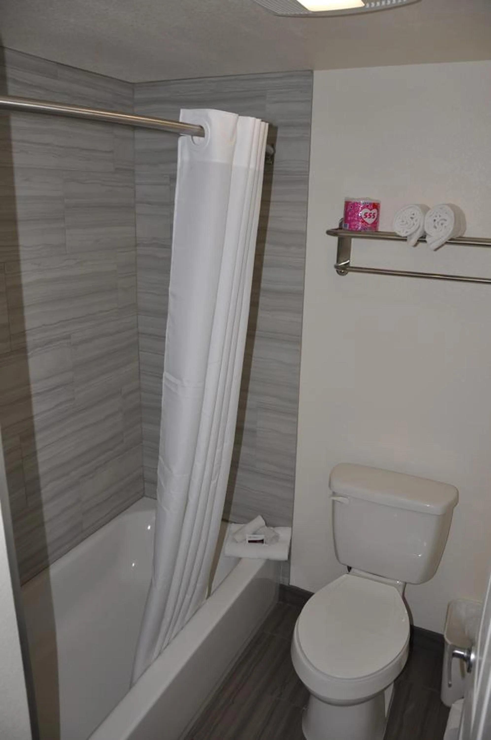 Bathroom in Motel 6 Maple/Main