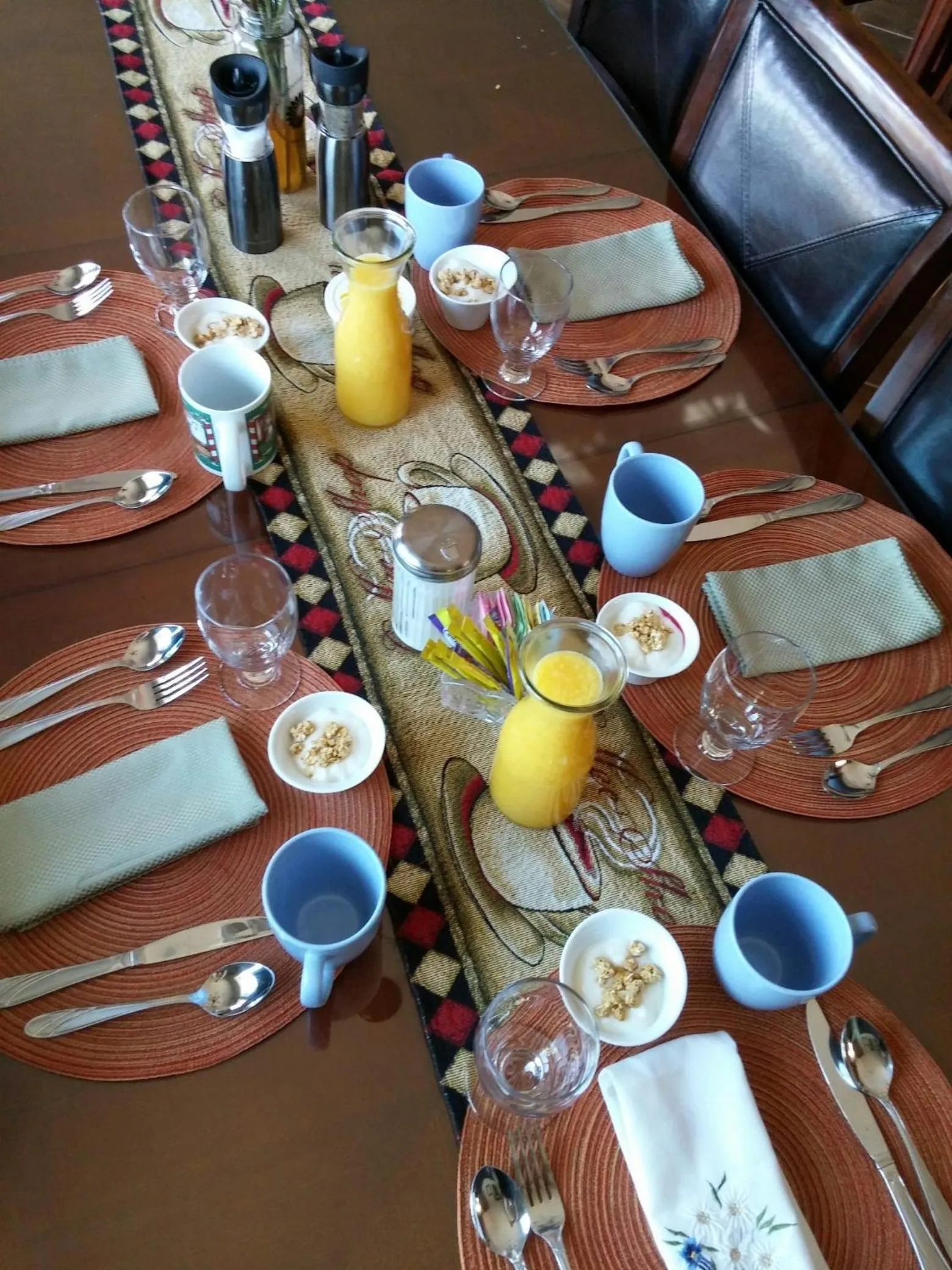 Dining area in A Hyde Away Inn B&B