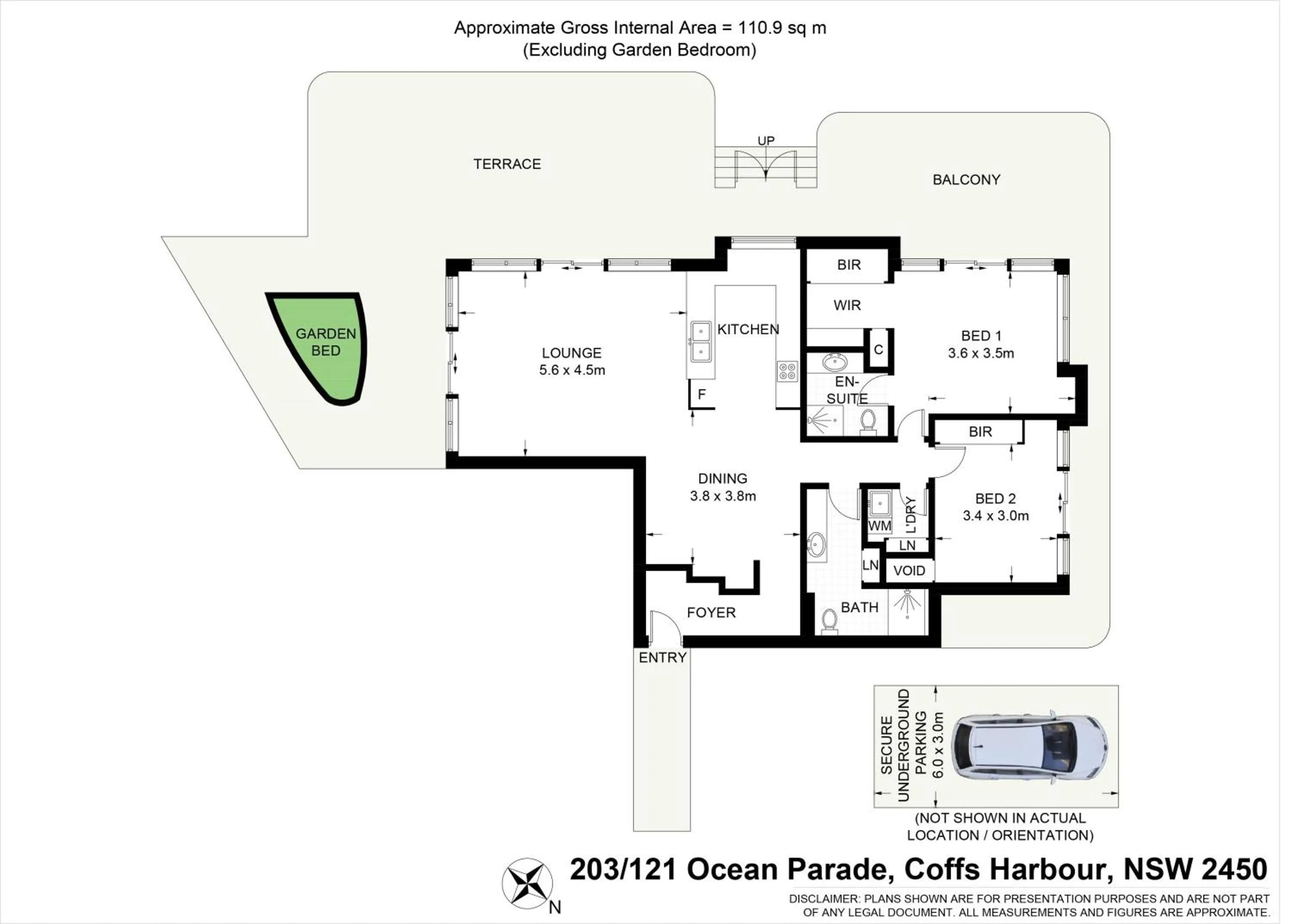 Floor plan in Pacific Towers Beach Resort