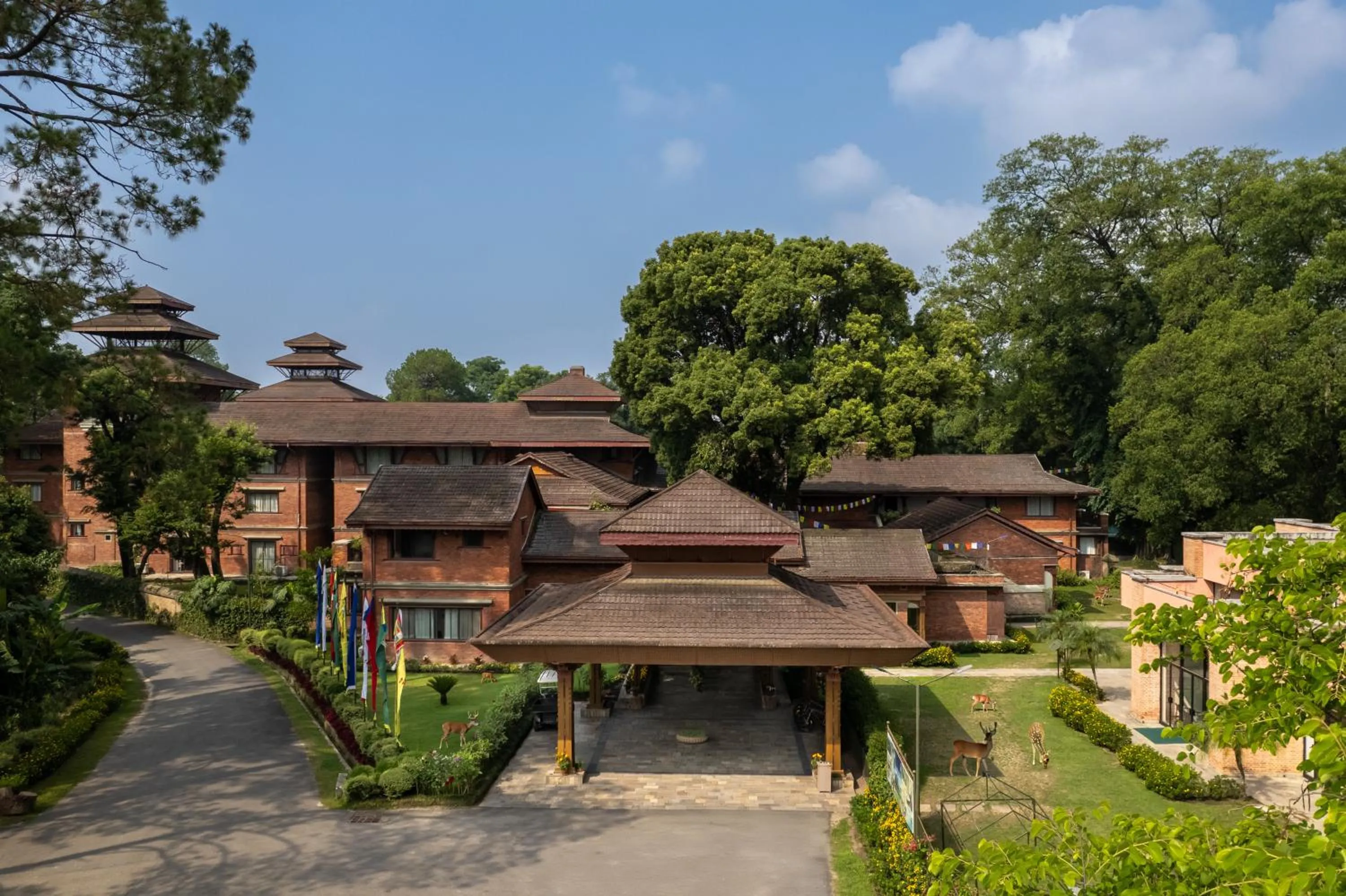 Property building in Gokarna Forest Resort Kathmandu