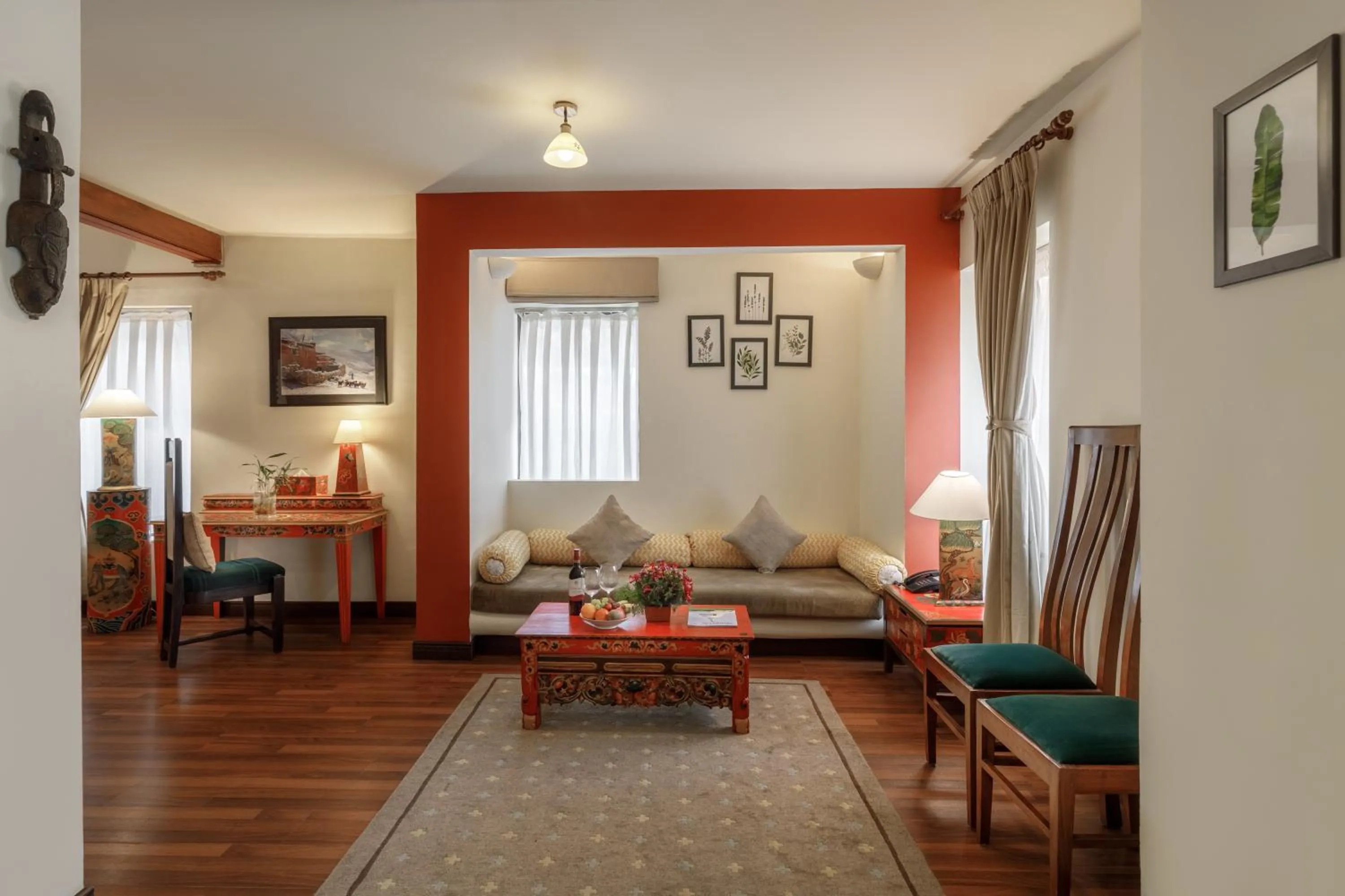 Seating area in Gokarna Forest Resort Kathmandu