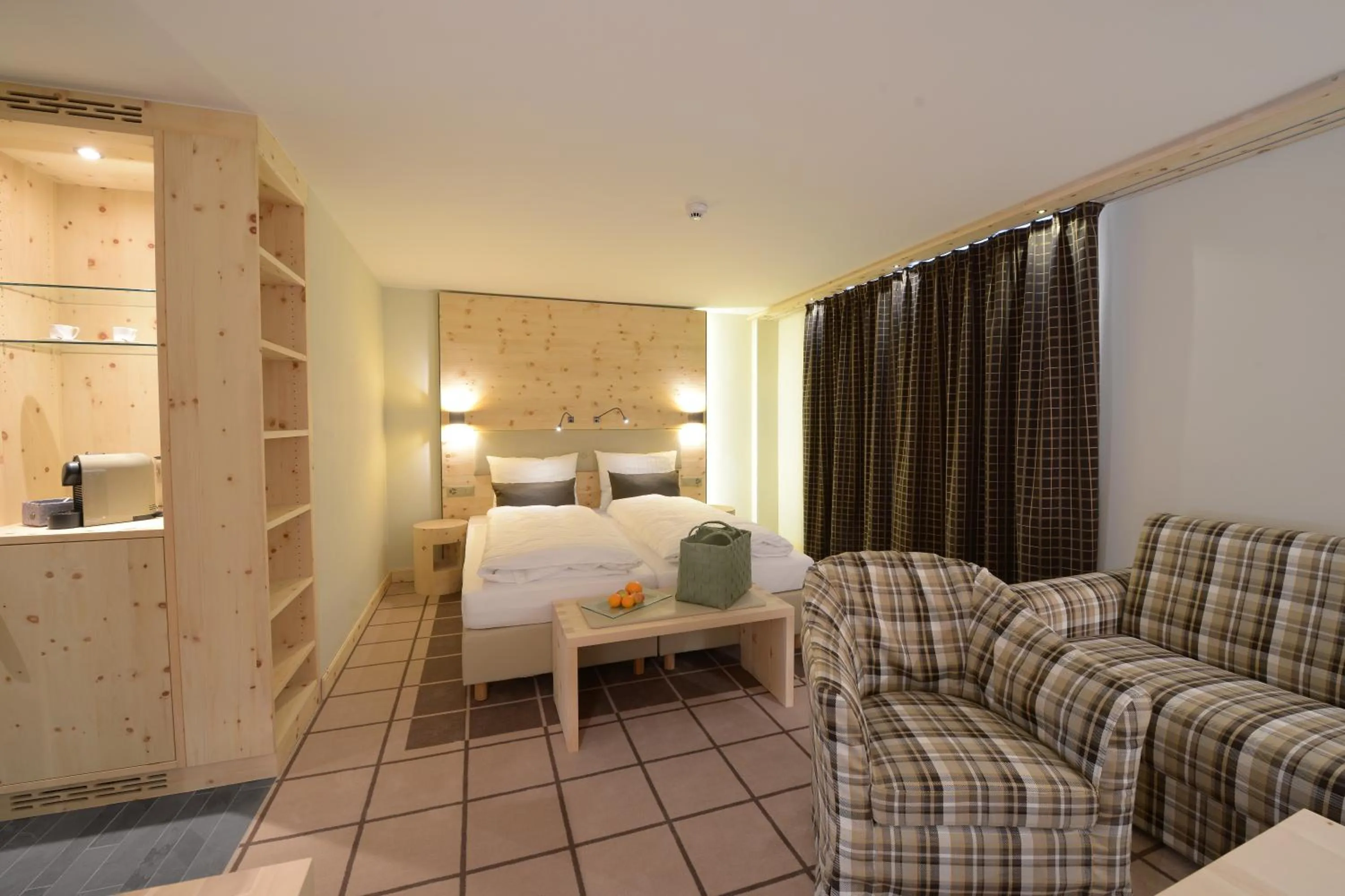 Bed in Alpenhotel Fleurs de Zermatt