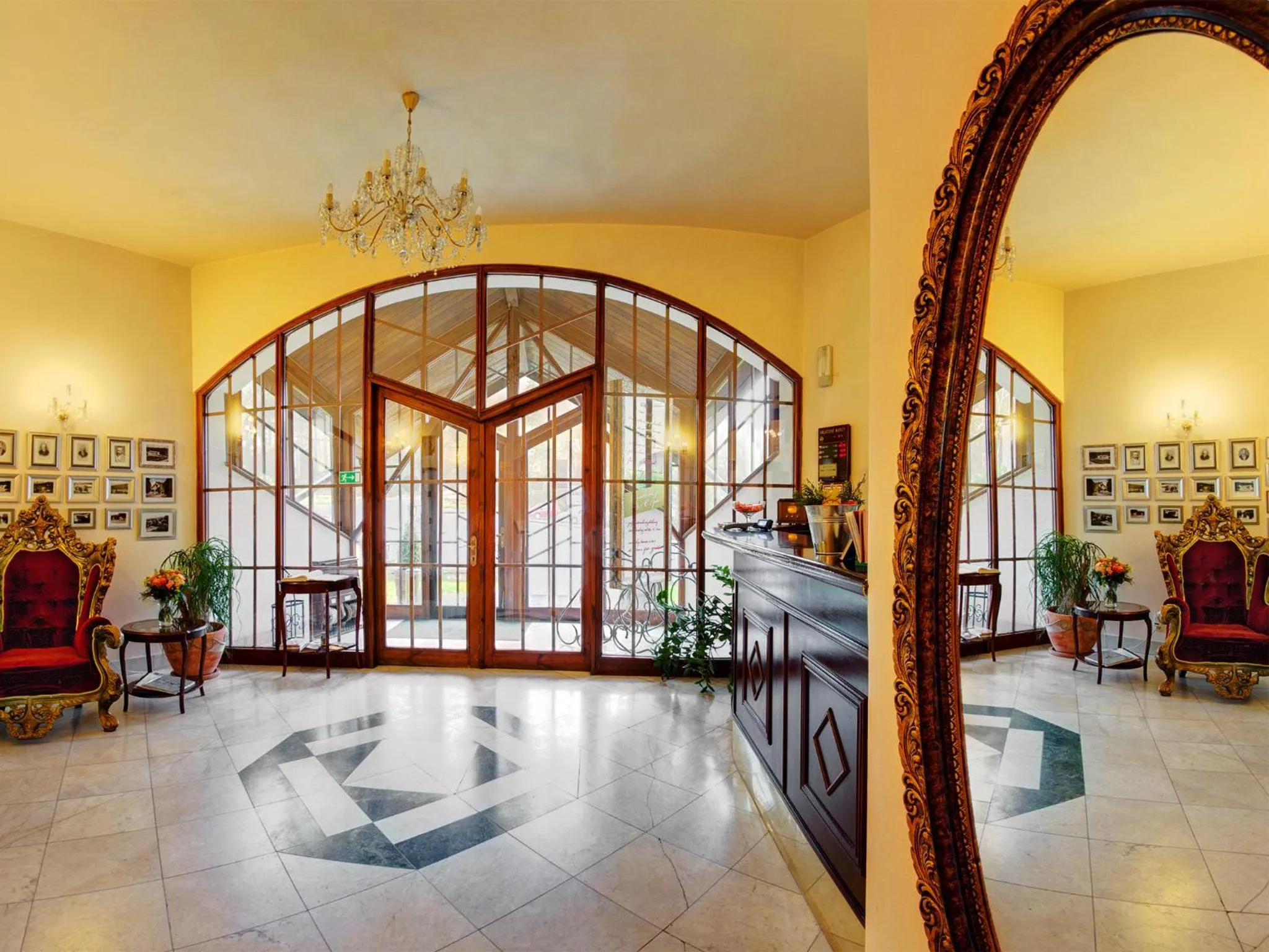 Lobby or reception in Hotel Bankov Košice