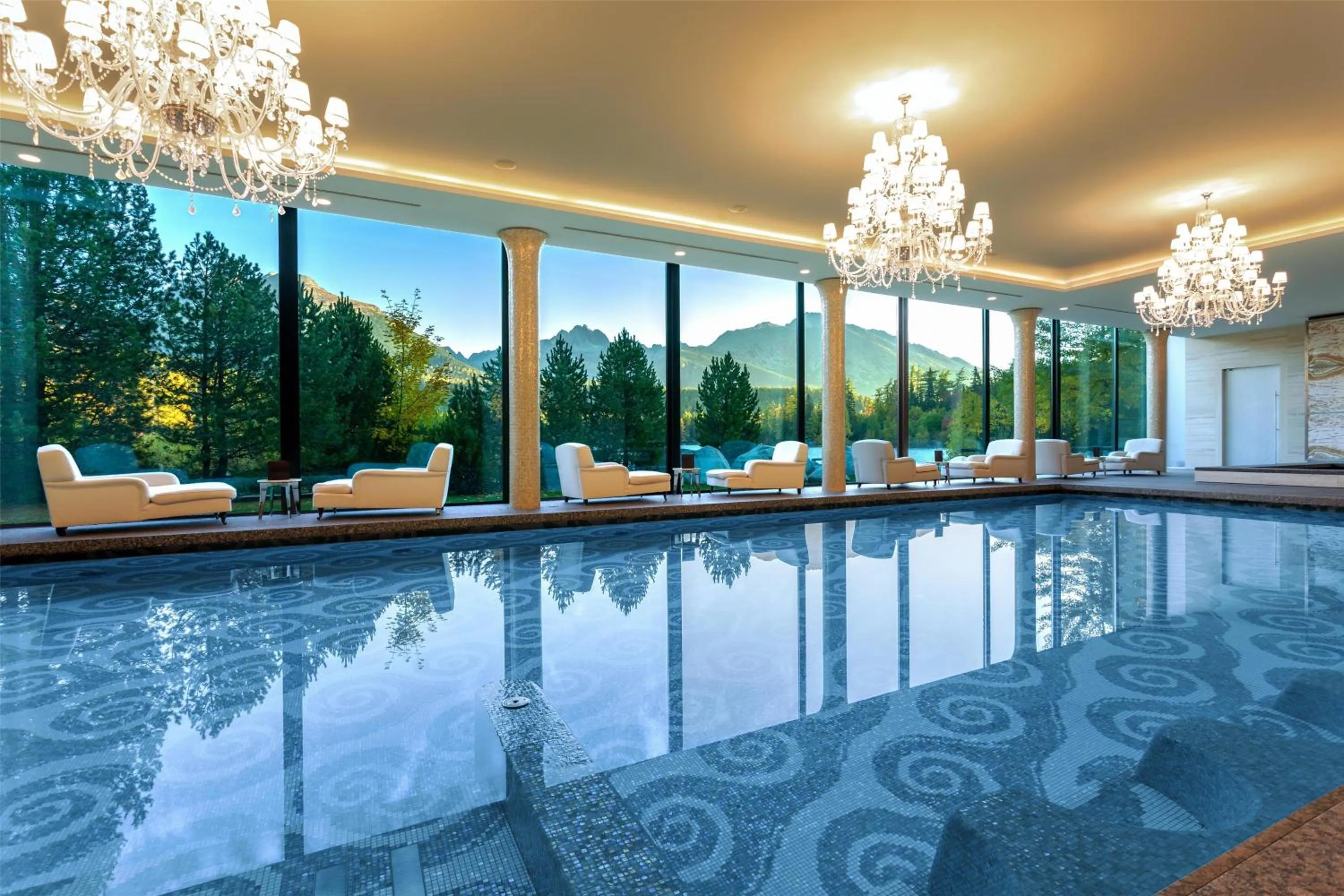 Spa and wellness centre/facilities in Grand Hotel Kempinski High Tatras