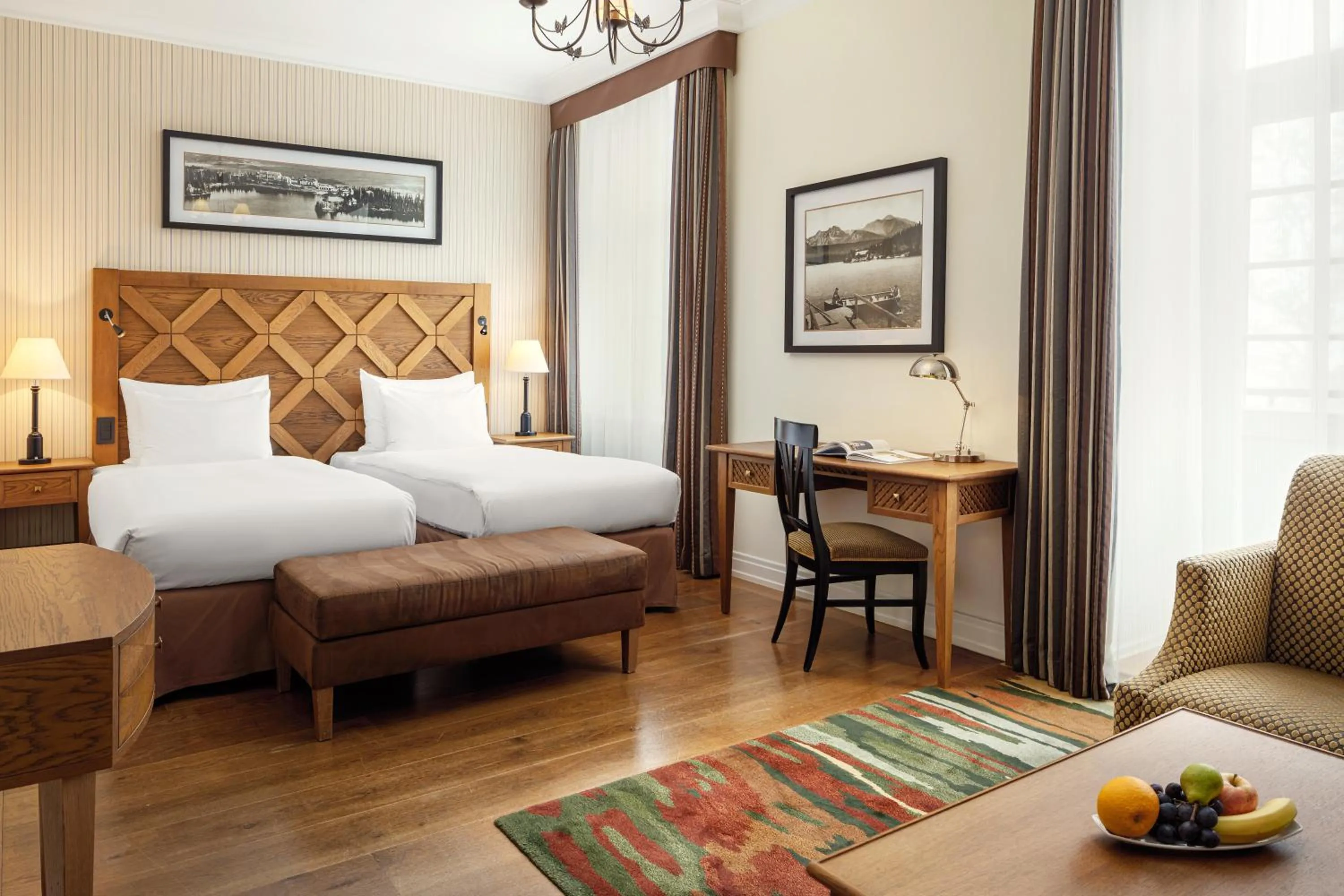 Bed in Grand Hotel Kempinski High Tatras