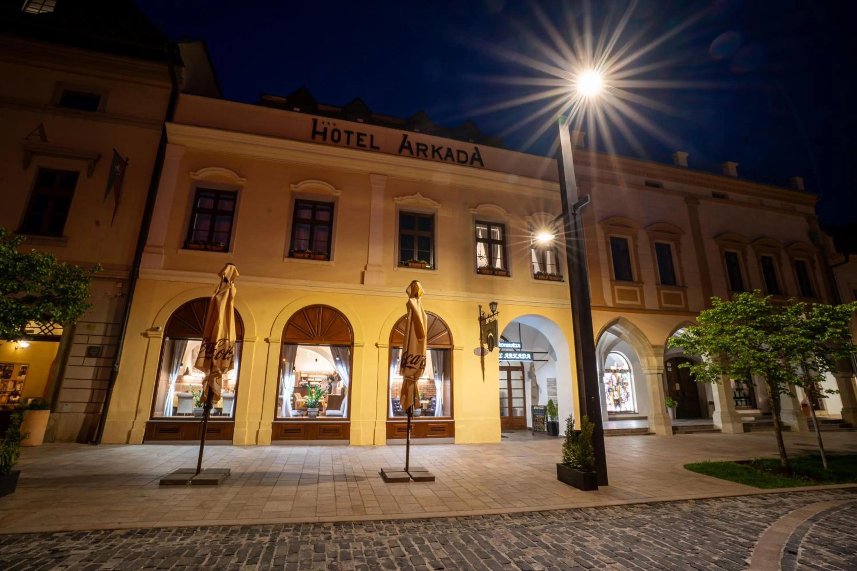 Property building in Hotel Arkada