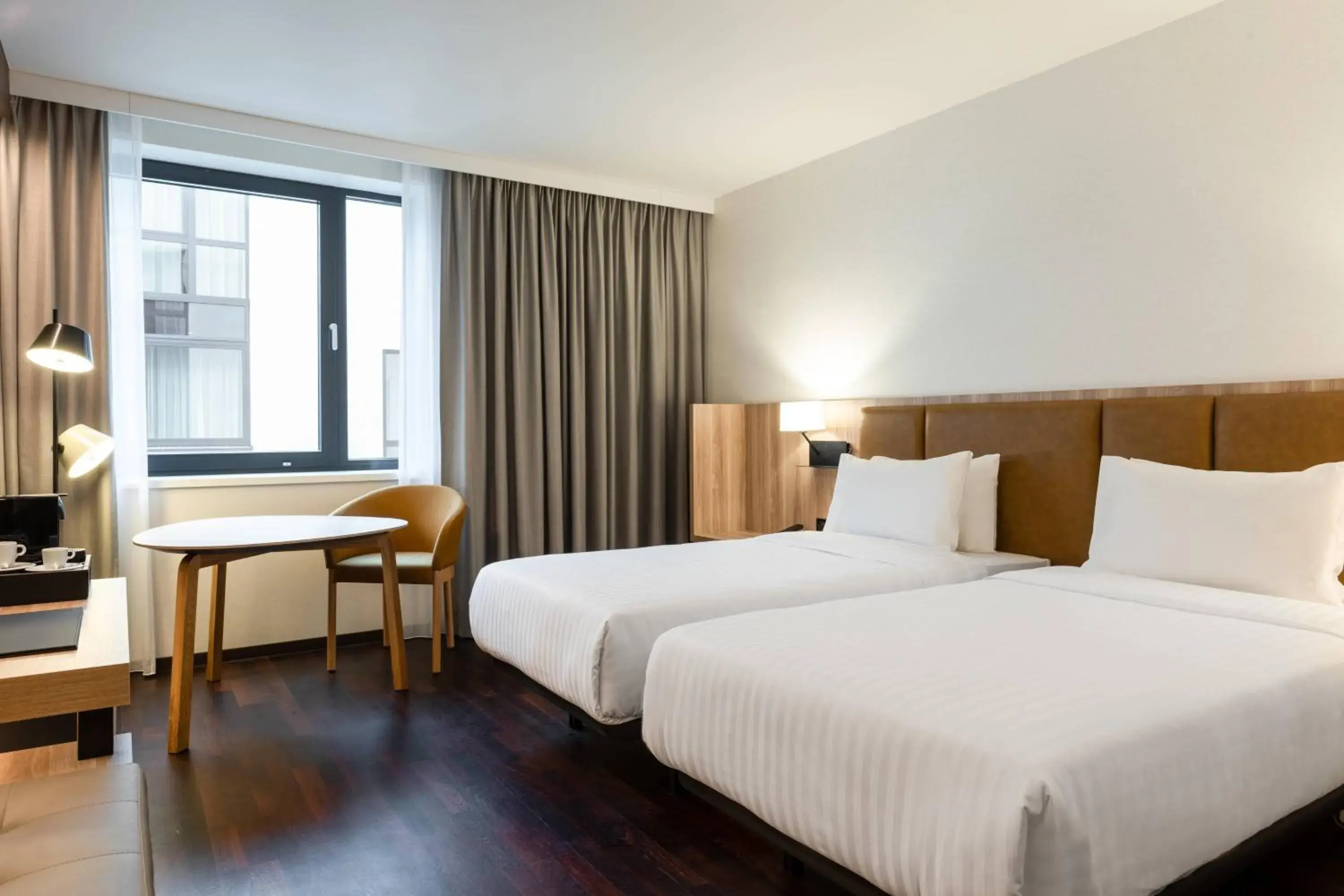 Standard, Guest room, 2 Twin/Single Bed(s), City view in AC Hotel by Marriott Bratislava Old Town Standard, Guest room, 2 Twin/Single Bed(s), City view in AC Hotel by Marriott Bratislava Old Town