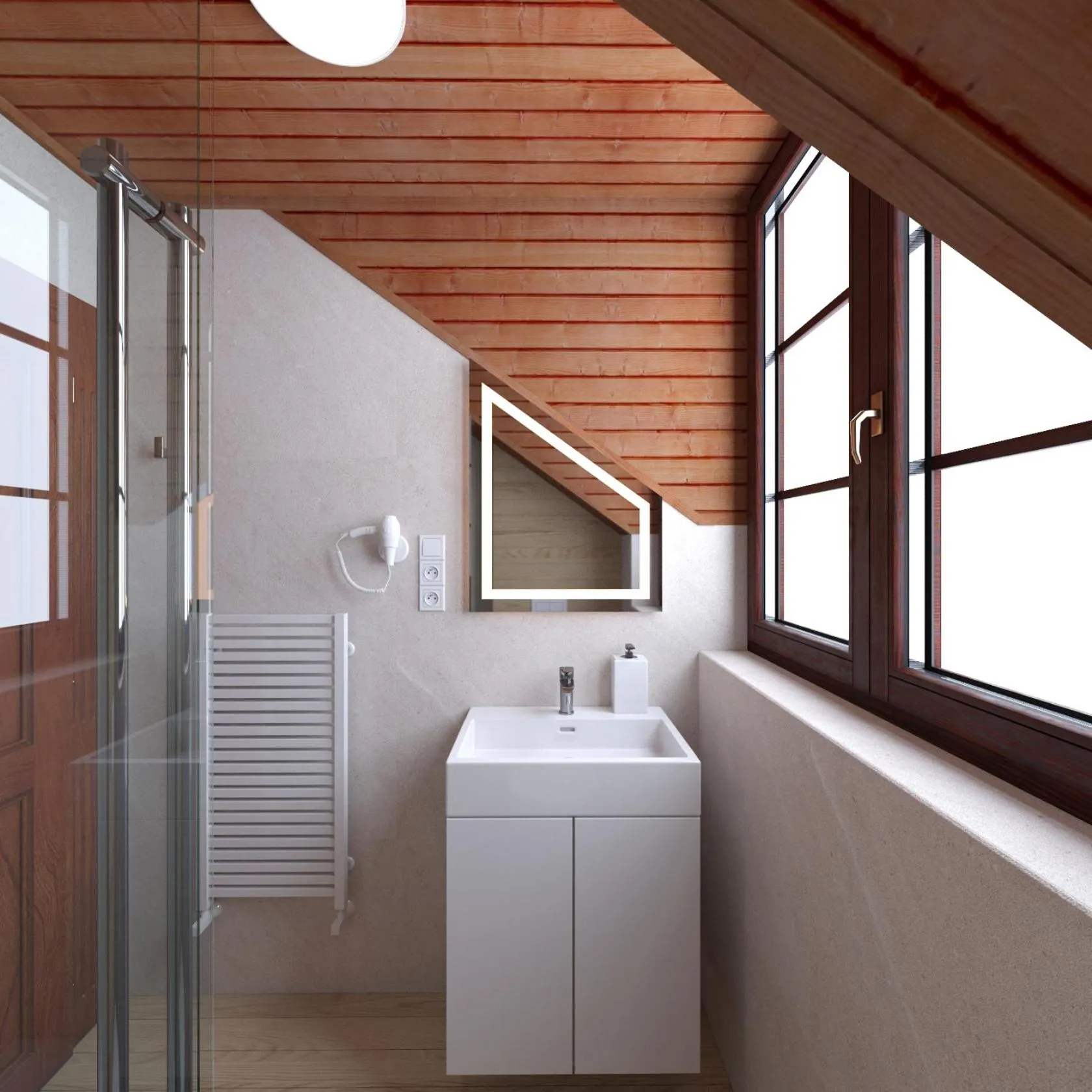 Bathroom in Hotel GOLFER