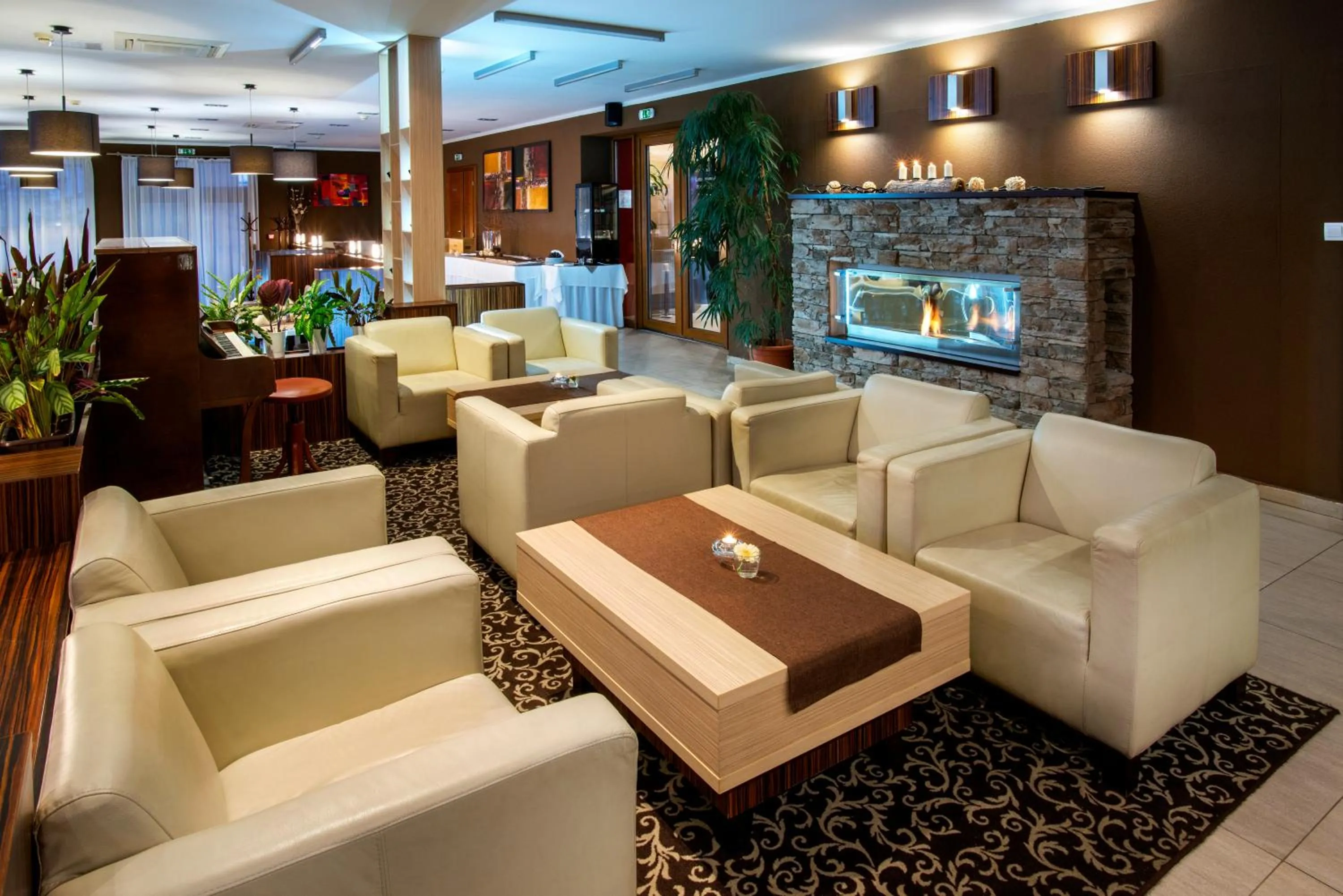 Lounge or bar in Hotel Bystrička