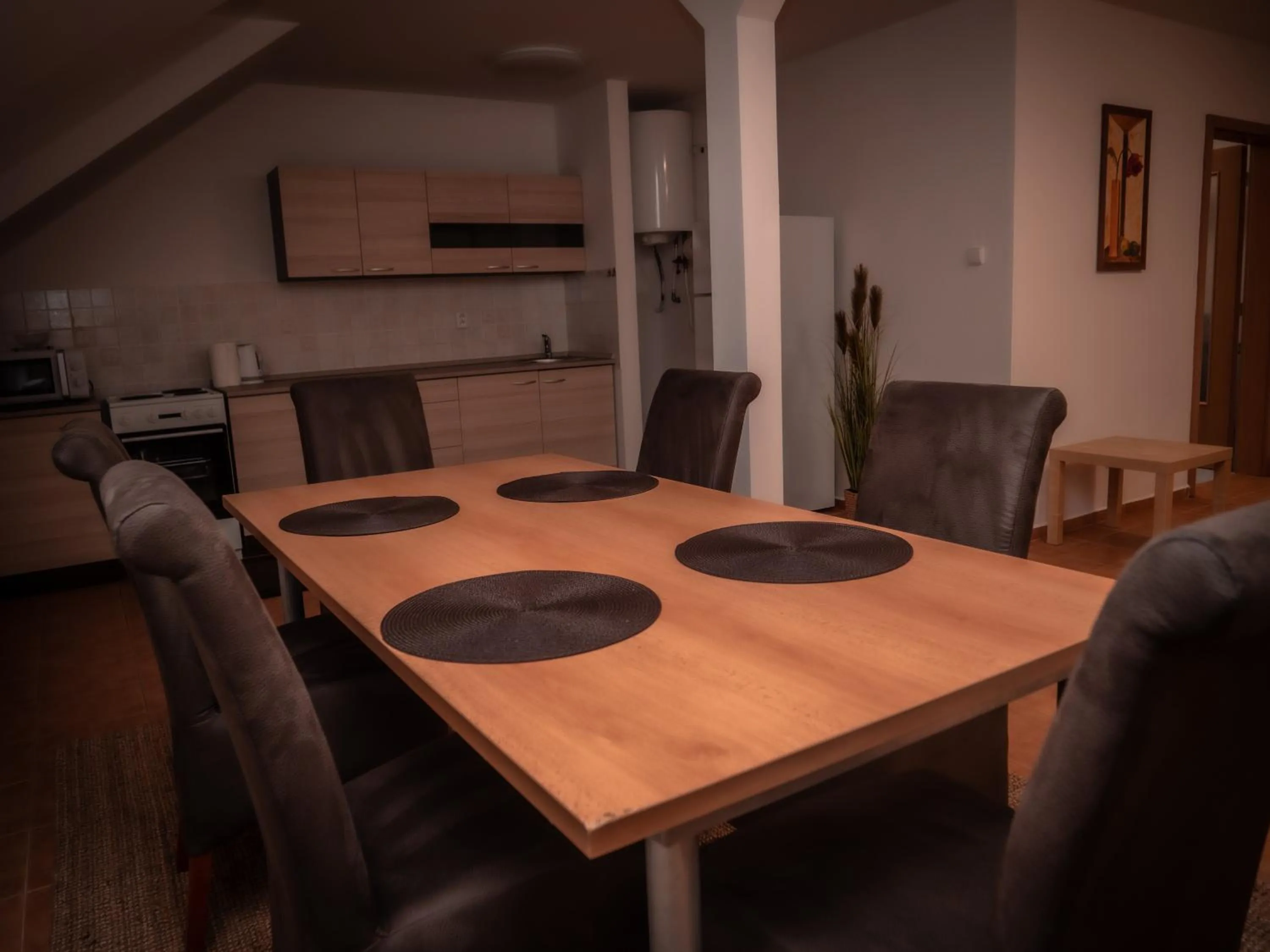 Kitchen or kitchenette in Hotel Novy Kastiel - Self check-in