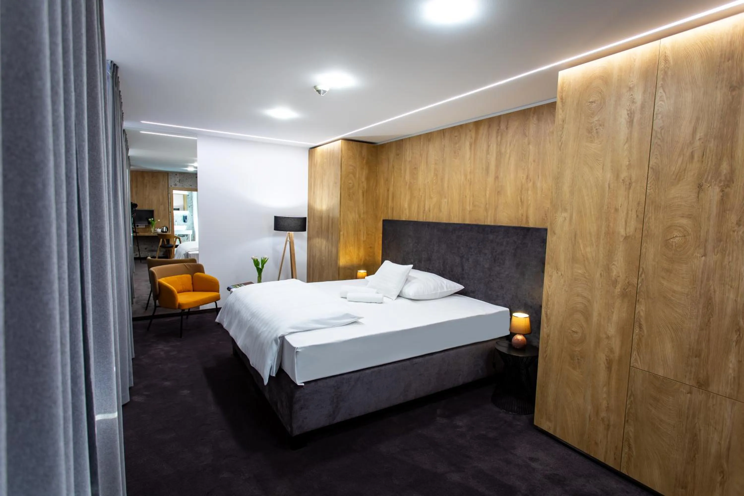 Photo of the whole room, Bed in Hotel Novy Kastiel - Self check-in