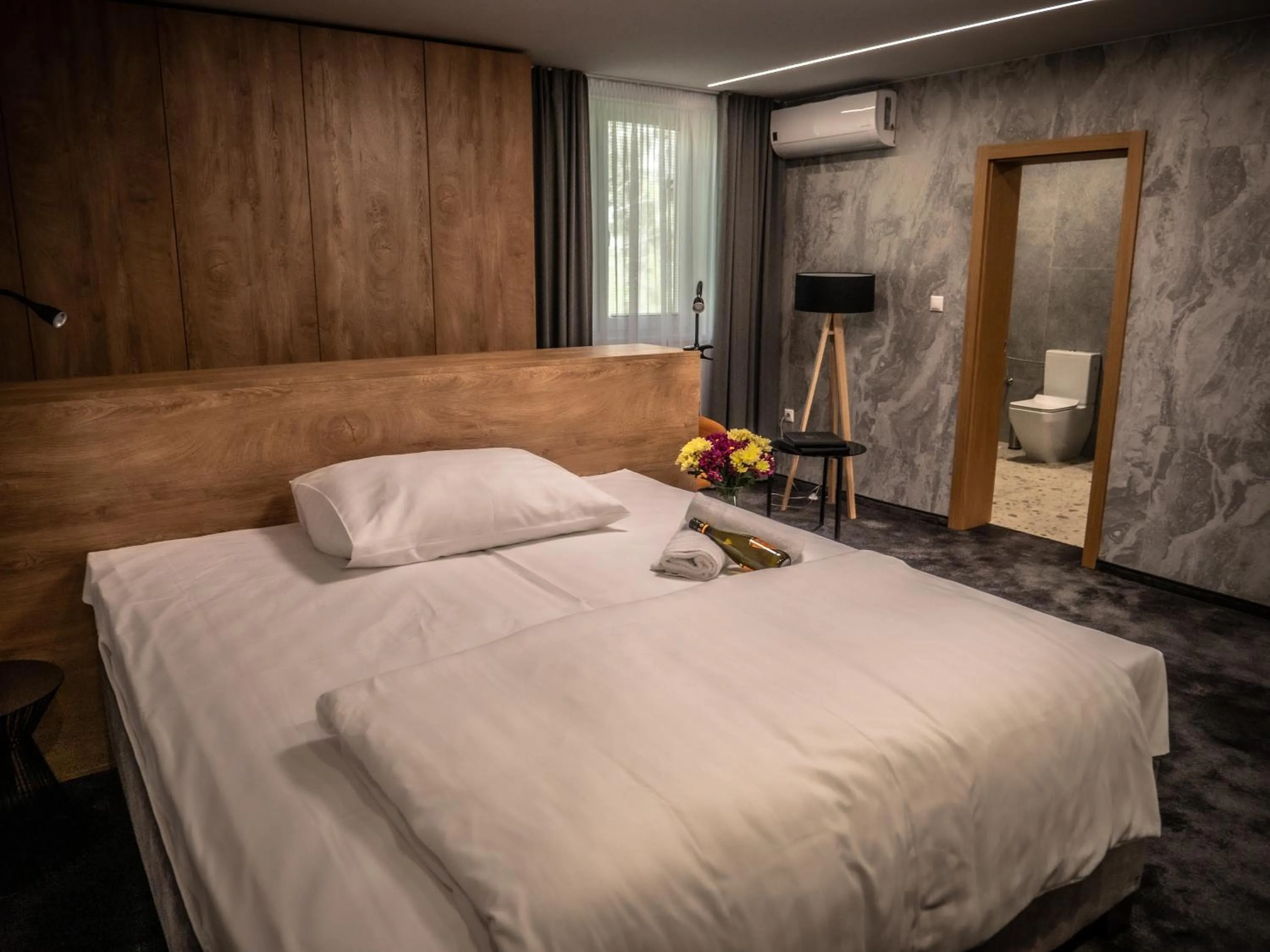 Photo of the whole room, Bed in Hotel Novy Kastiel - Self check-in