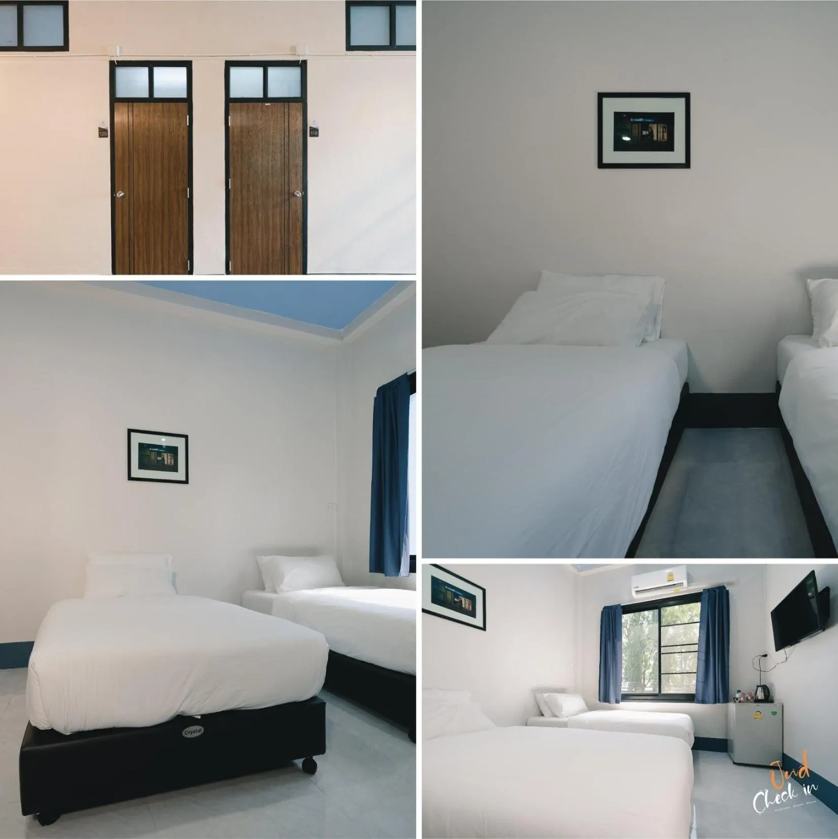 Bed in Udomsuk Hotel