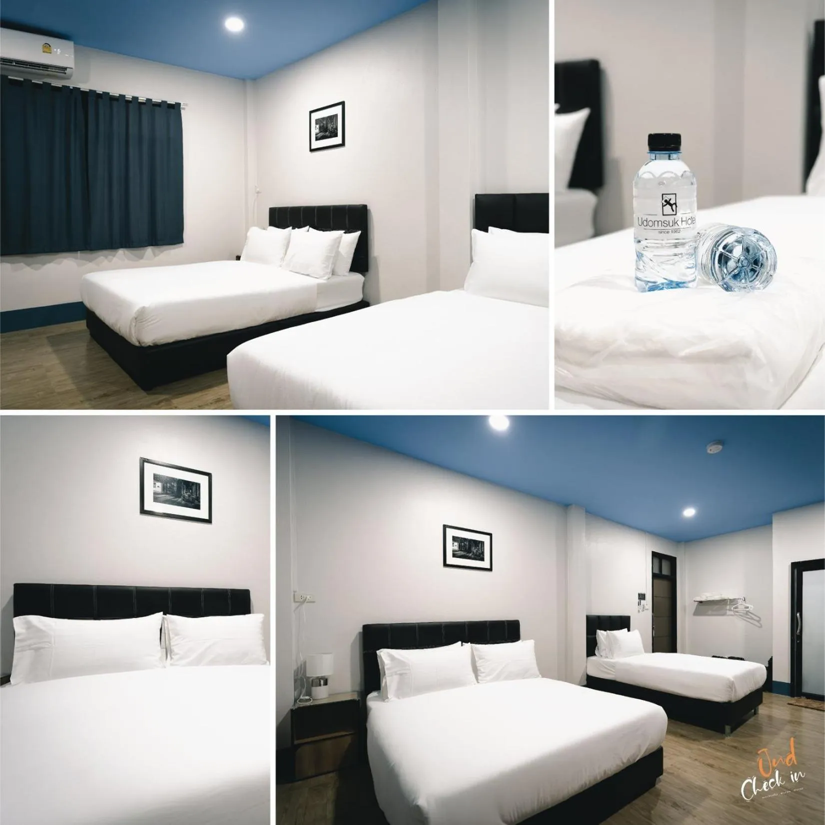 Bed in Udomsuk Hotel