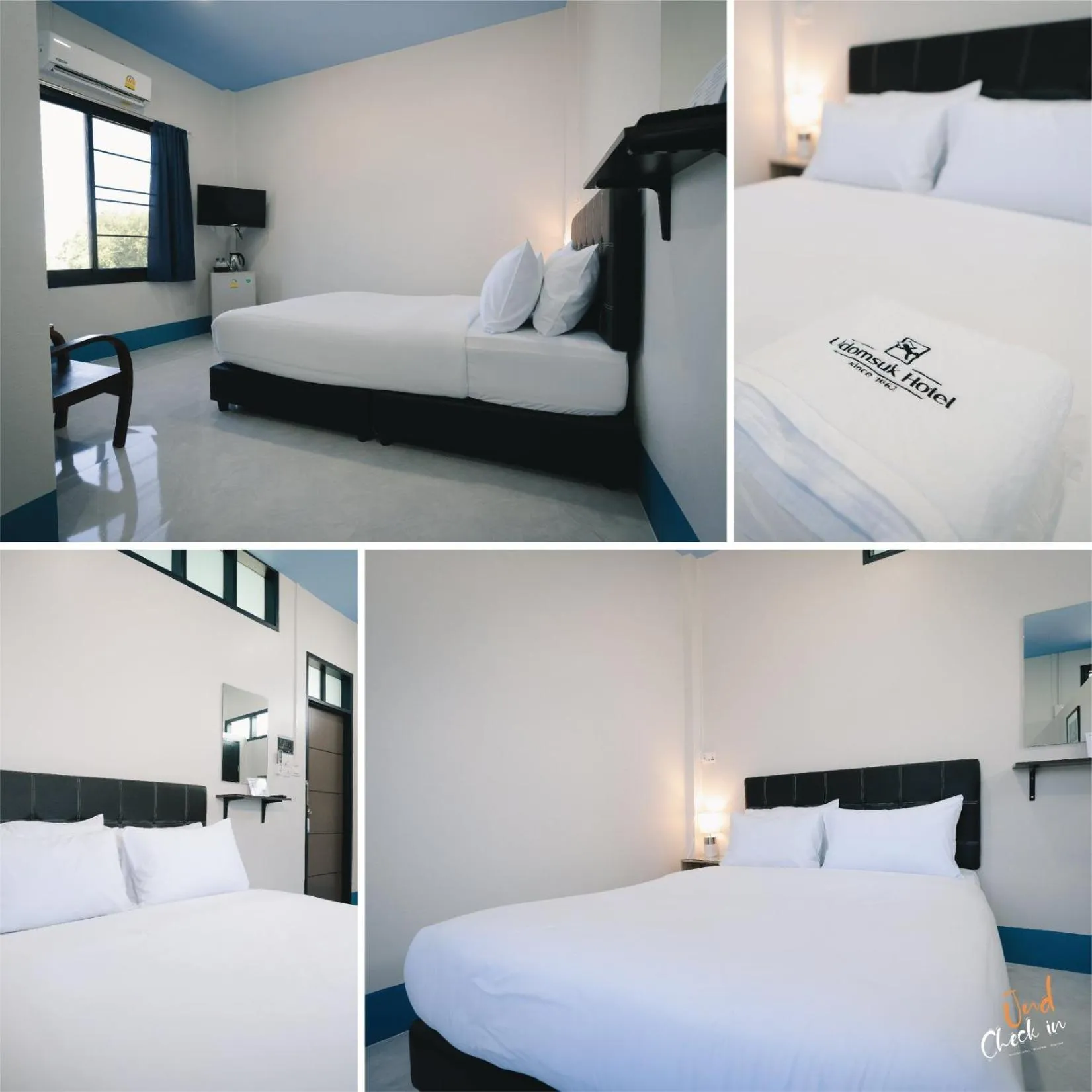 Bed in Udomsuk Hotel