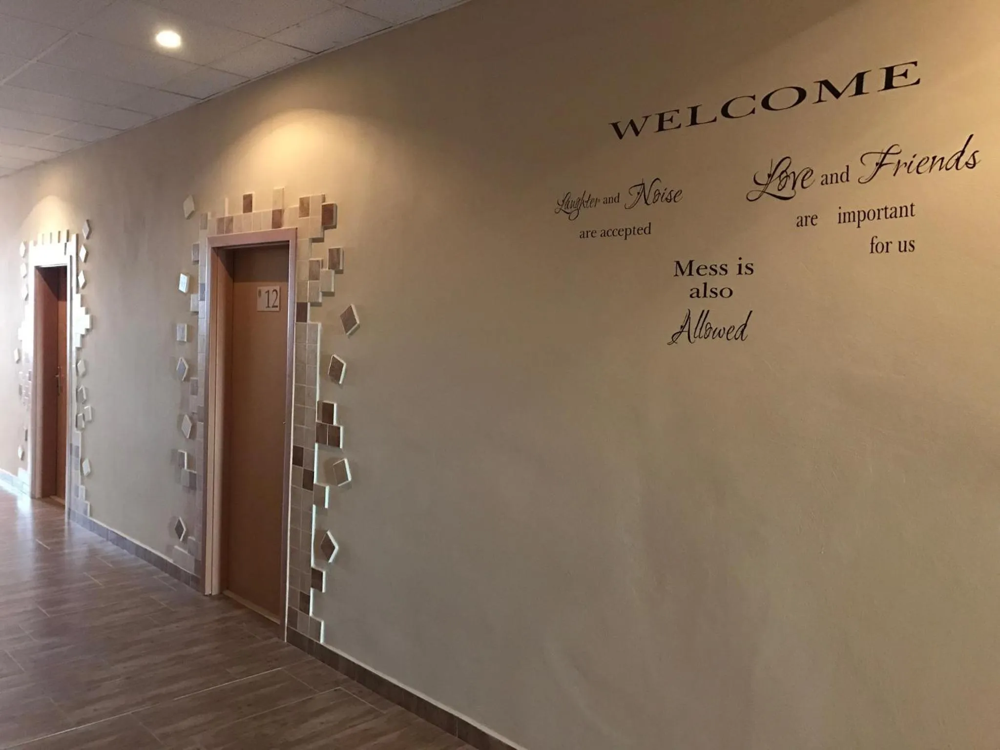 Decorative detail in Hotel Hubert Nové Zámky