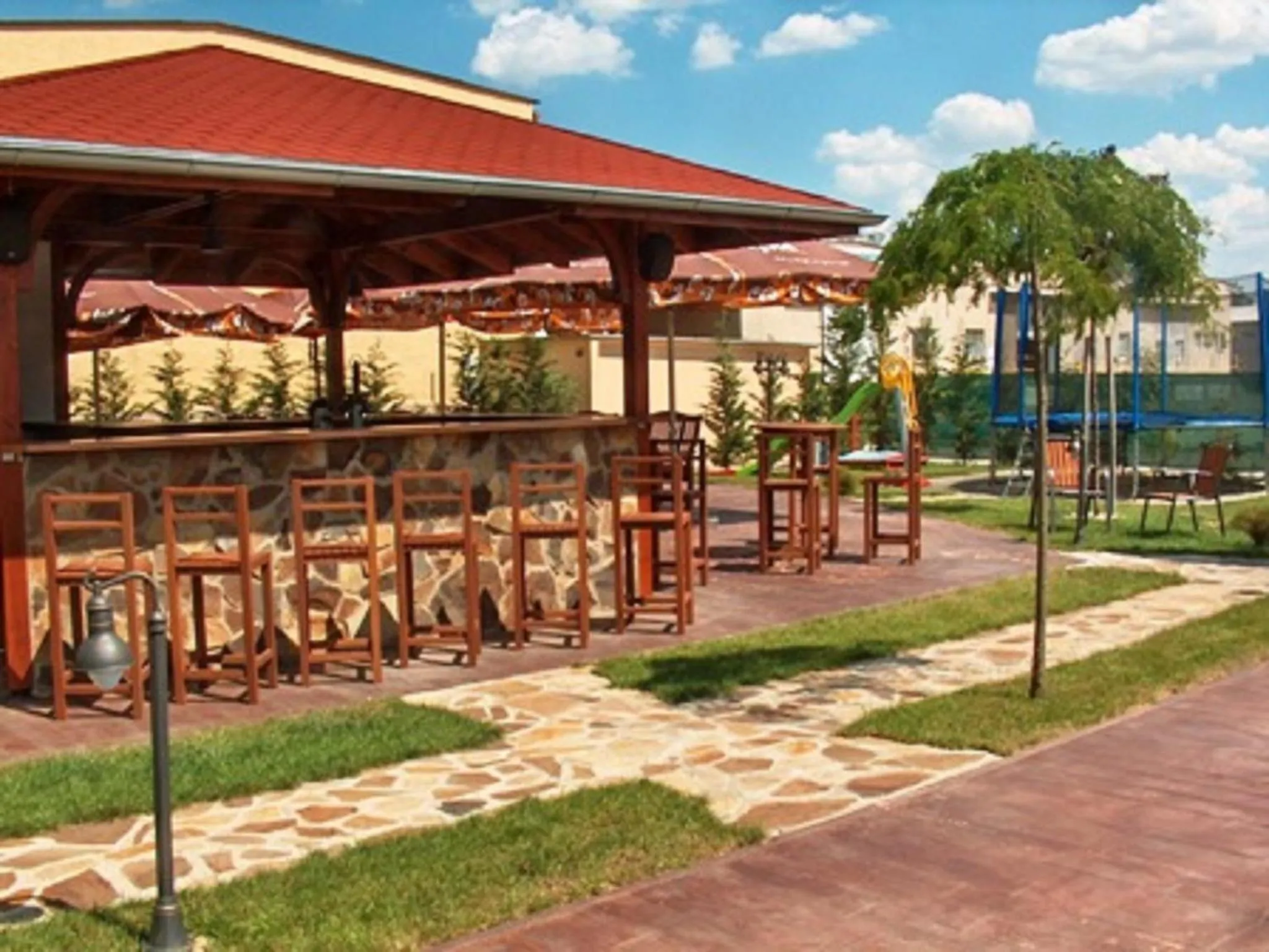 Balcony/Terrace in Hotel Hubert Nové Zámky