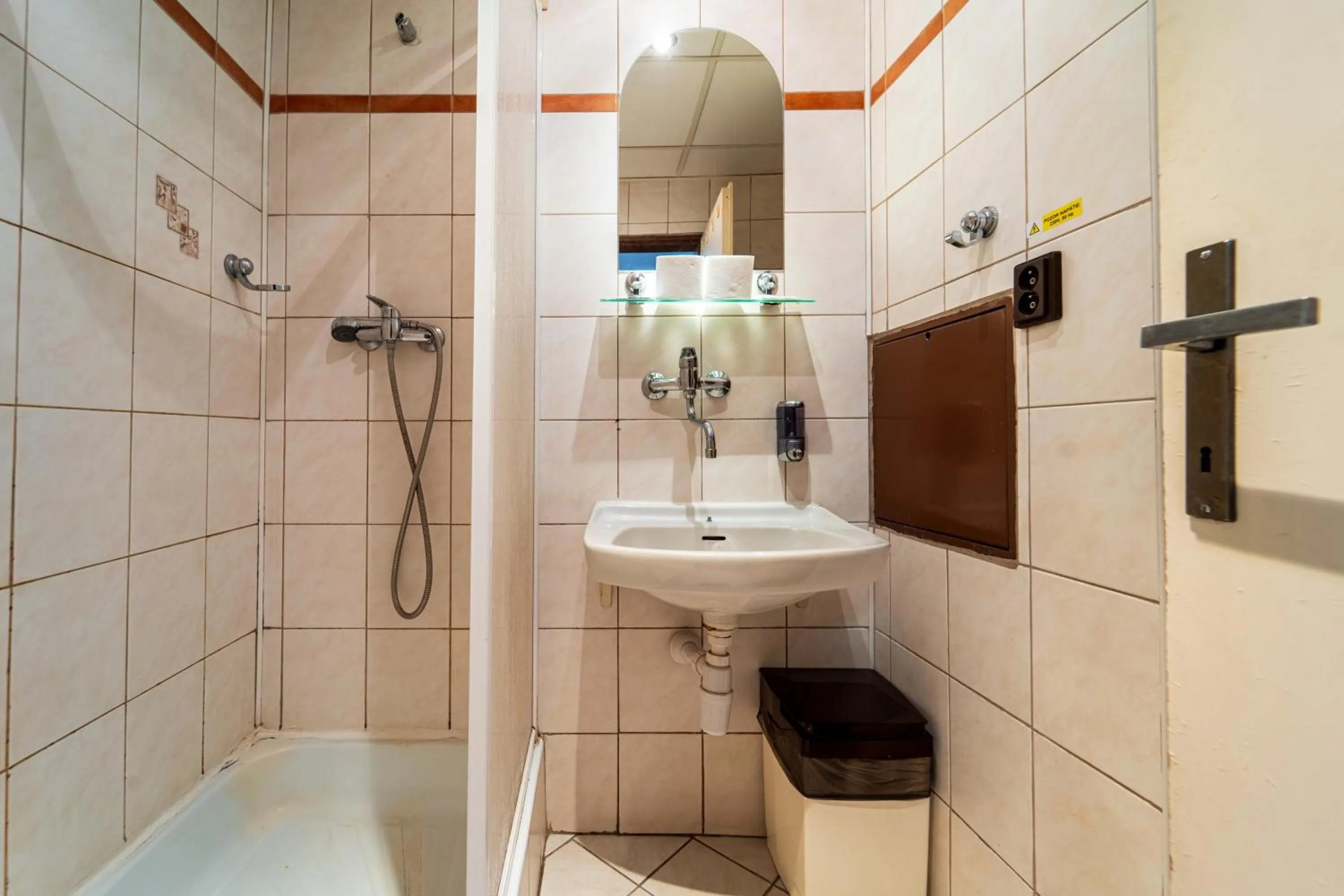 Shower in Hotel Slovakia