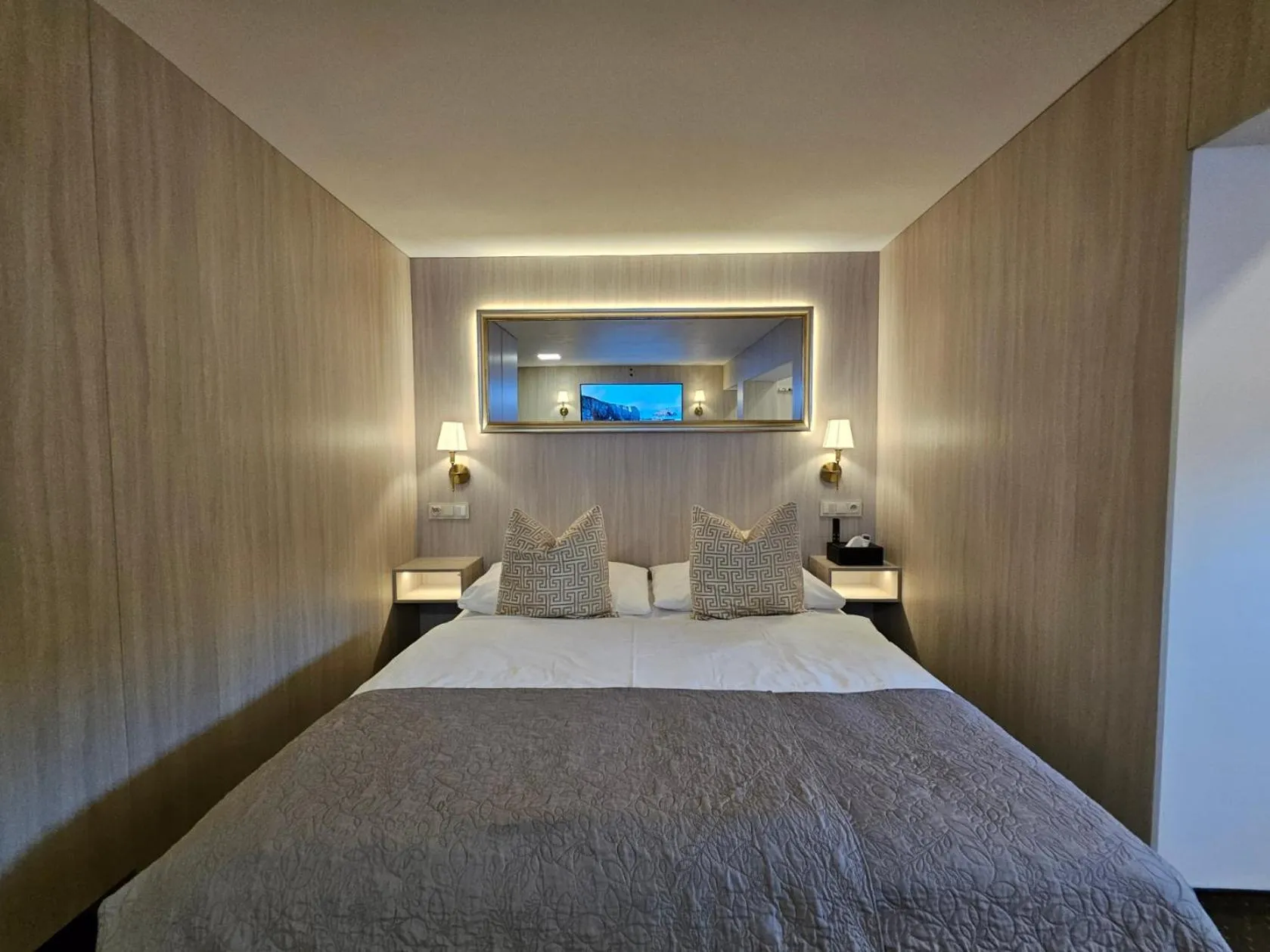 Bed in Penzión Wellness & Restaurant Zoborská, free parking