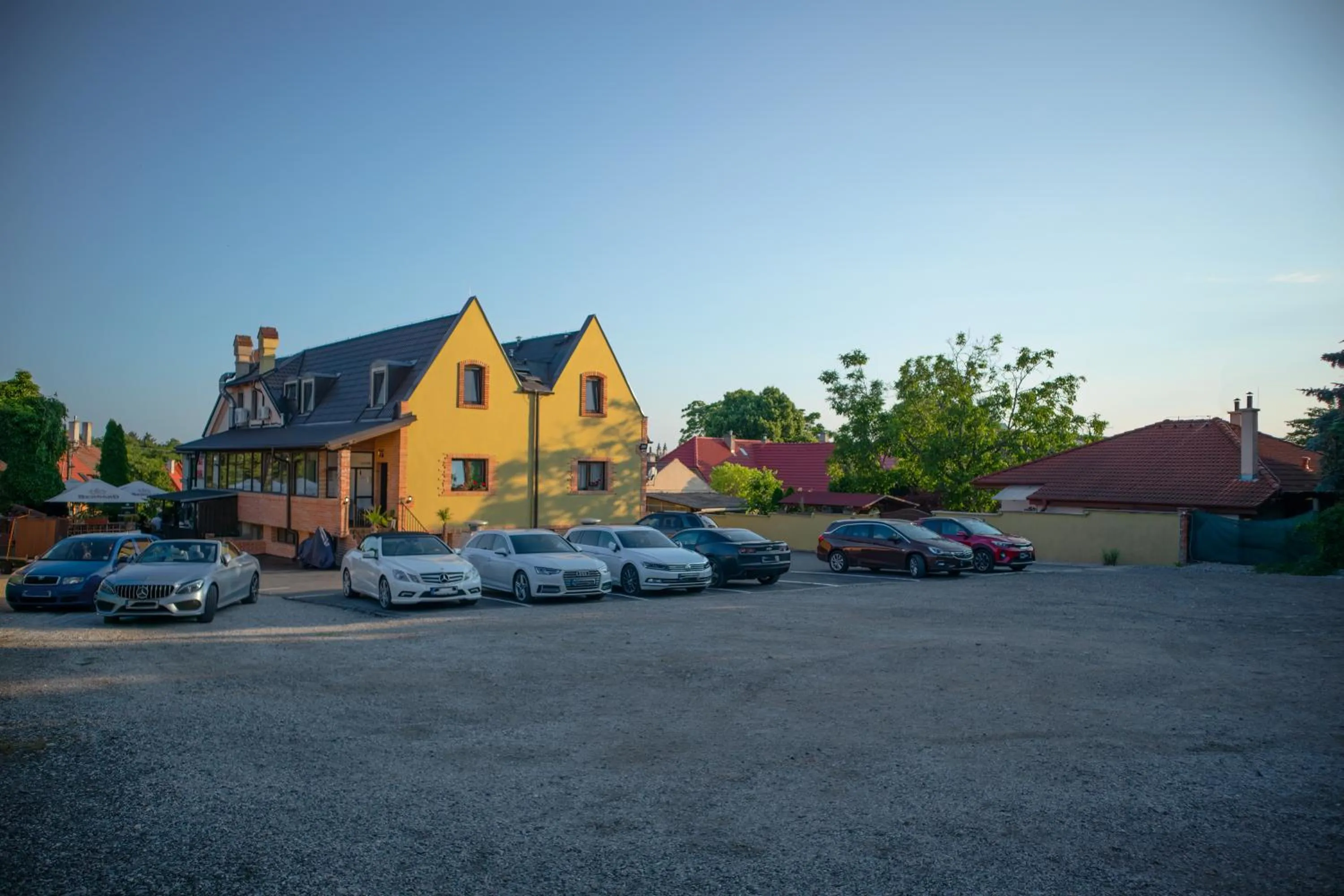 Property building in Penzión Wellness & Restaurant Zoborská, free parking