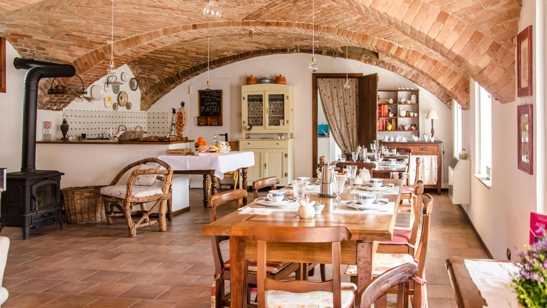 Lounge or bar in Antico Casale Mattei - Adult only