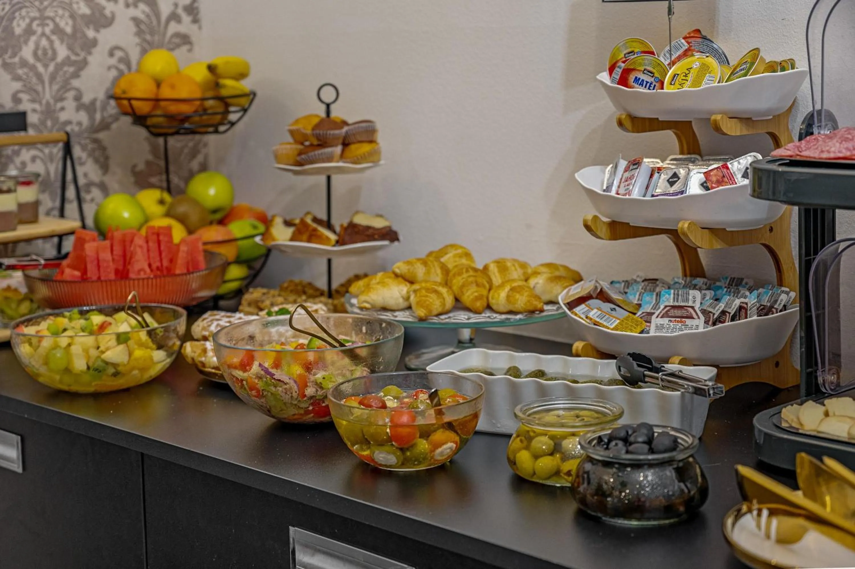 Buffet breakfast in Garni Hotel VIRGO