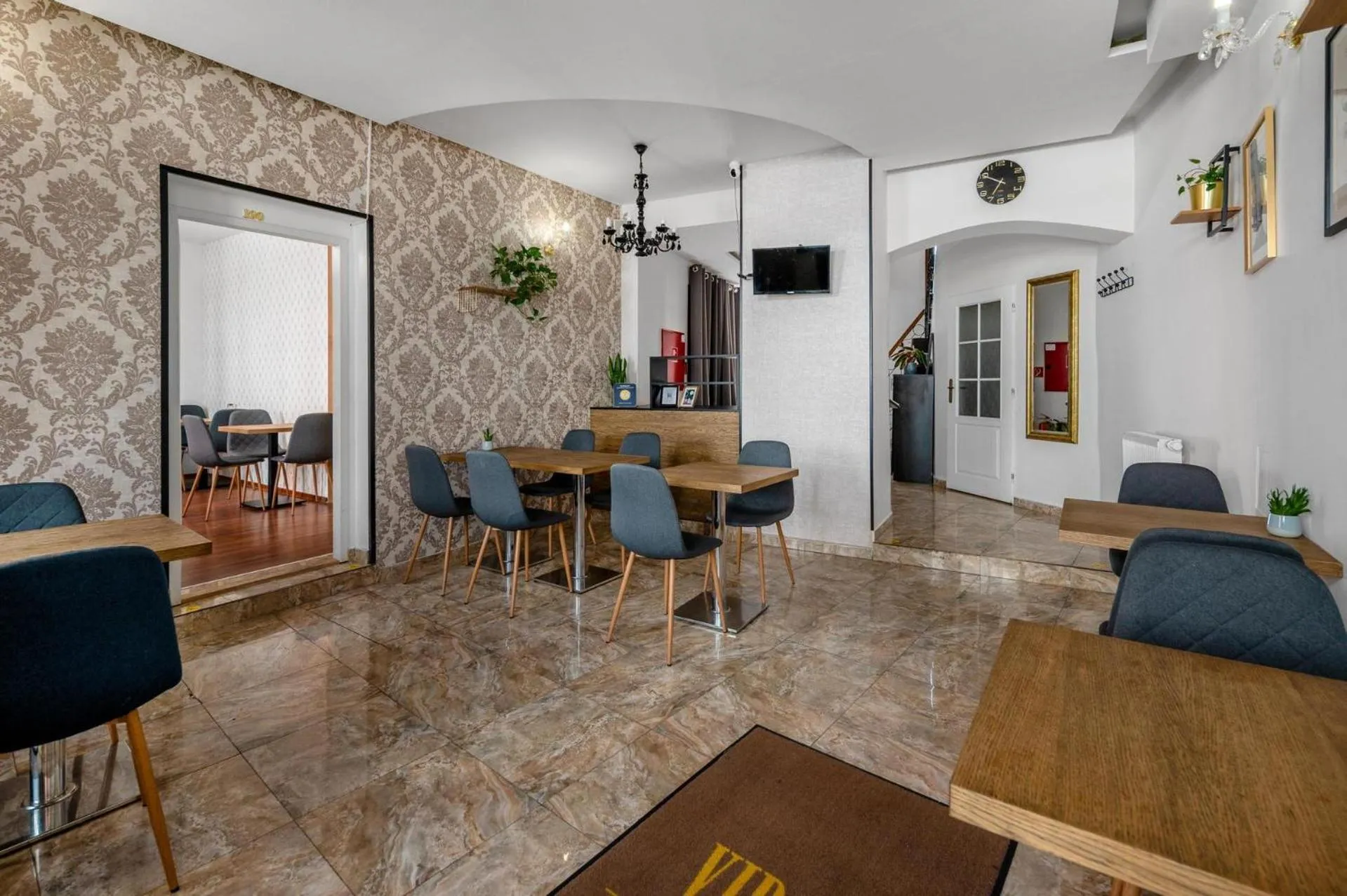 Seating area in Garni Hotel VIRGO