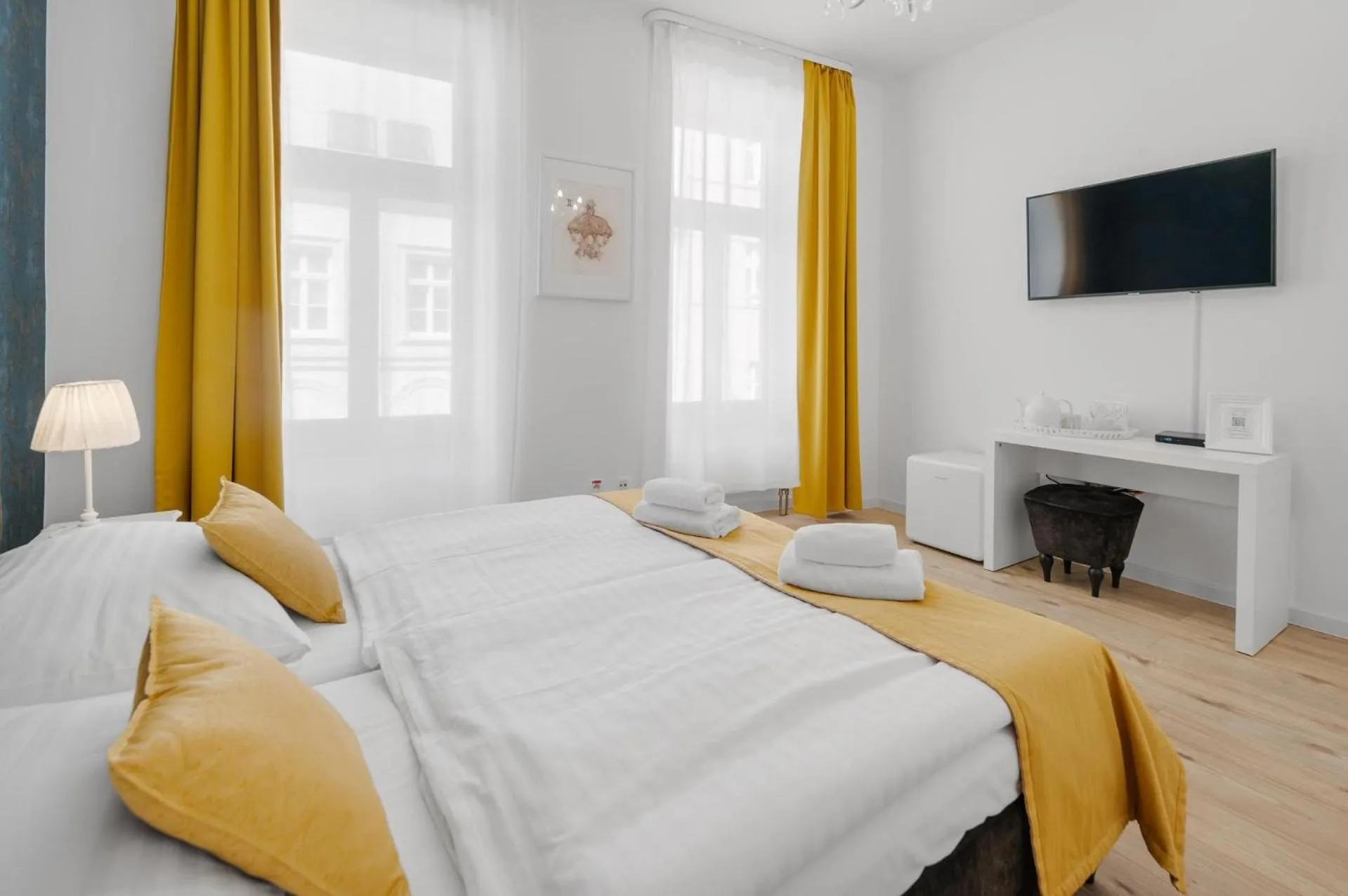 Photo of the whole room, Bed in Garni Hotel VIRGO