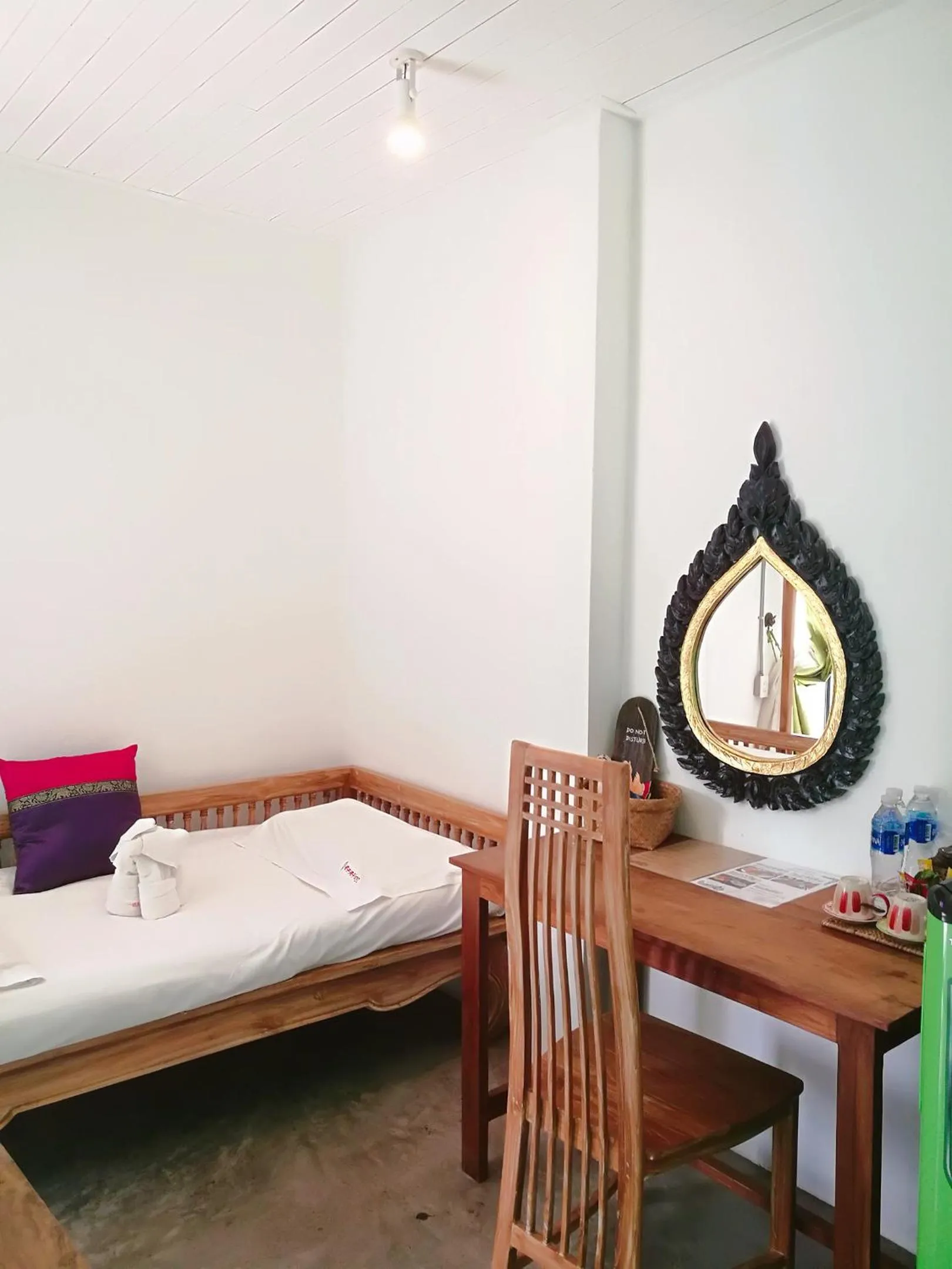 Bed in Garden Yard Inn Chiangmai